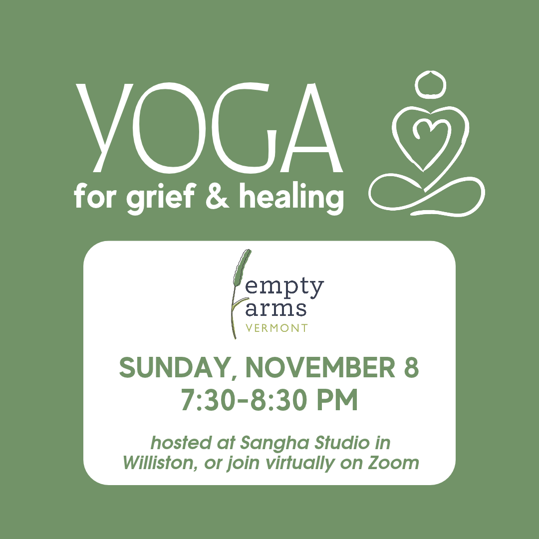 Yoga for Grief, Loss &amp; Healing (In-Person and Virtual)