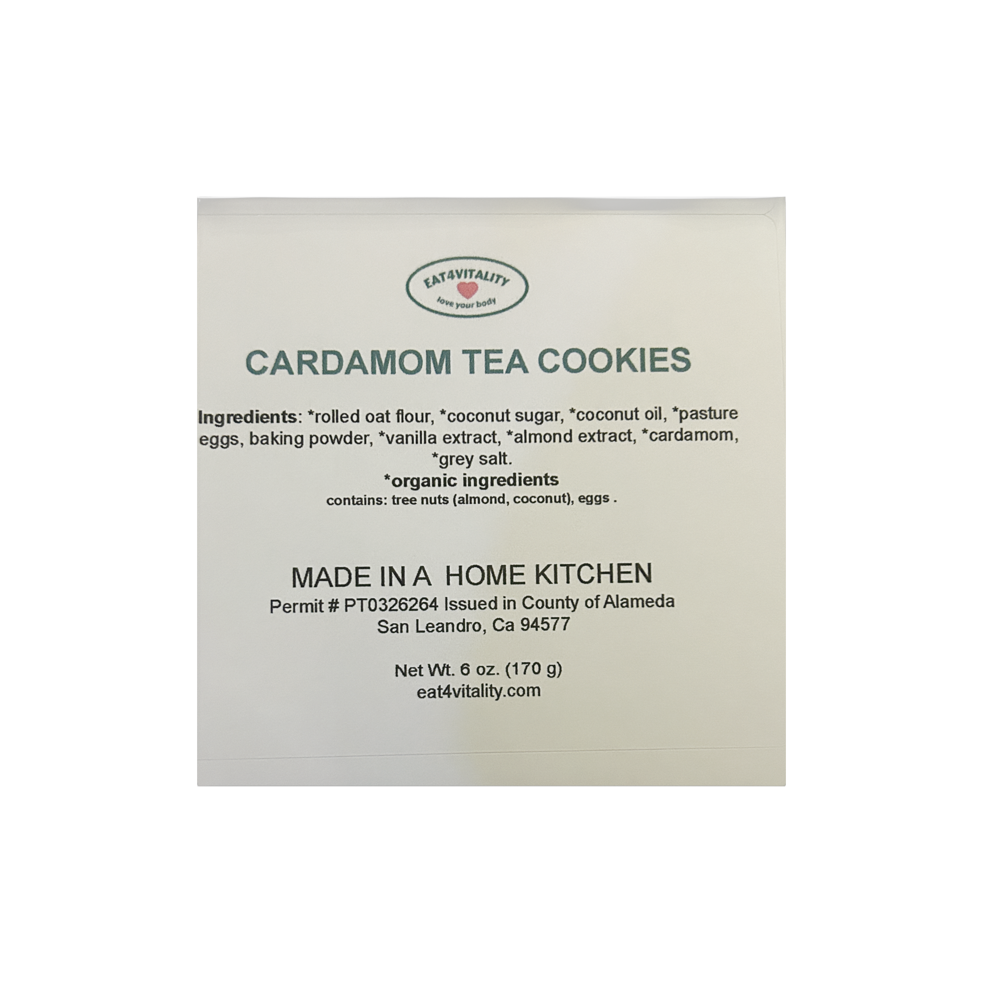 Cardamom Tea Cookies