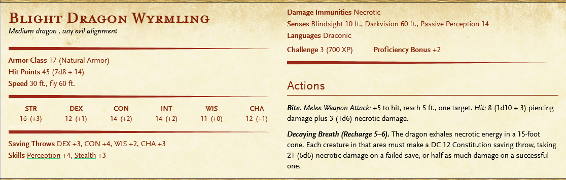 Blight Dragon, Wyrmling.png