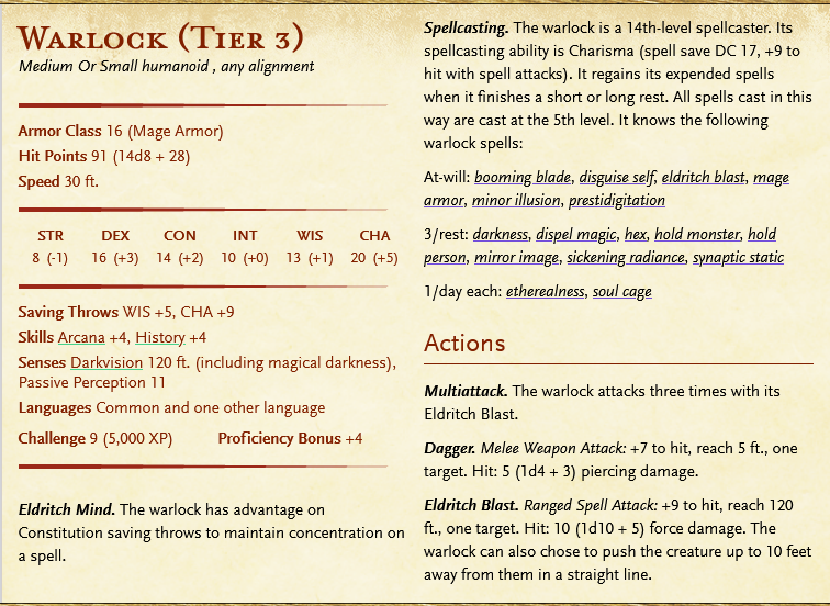 Warlock NPCs and How to Use Them for EVERY Tier of Play — Empty Hexes ...