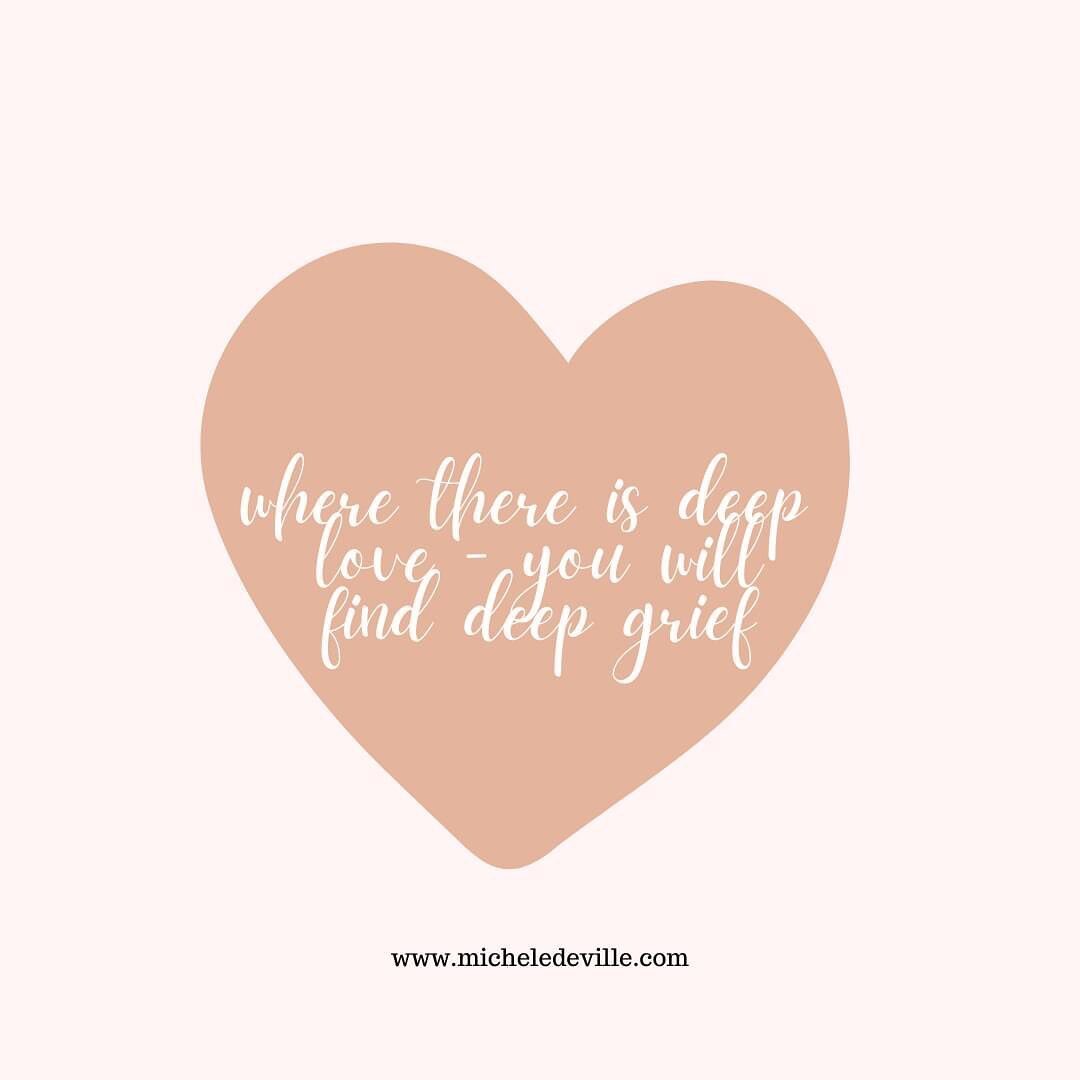 One of the consistent themes in loss, and quite honestly, one of the only things that makes sense, is we grieve because we love.

Grief and love go hand in hand and as hard as grief is, if we are vulnerable enough to love we need to be vulnerable eno