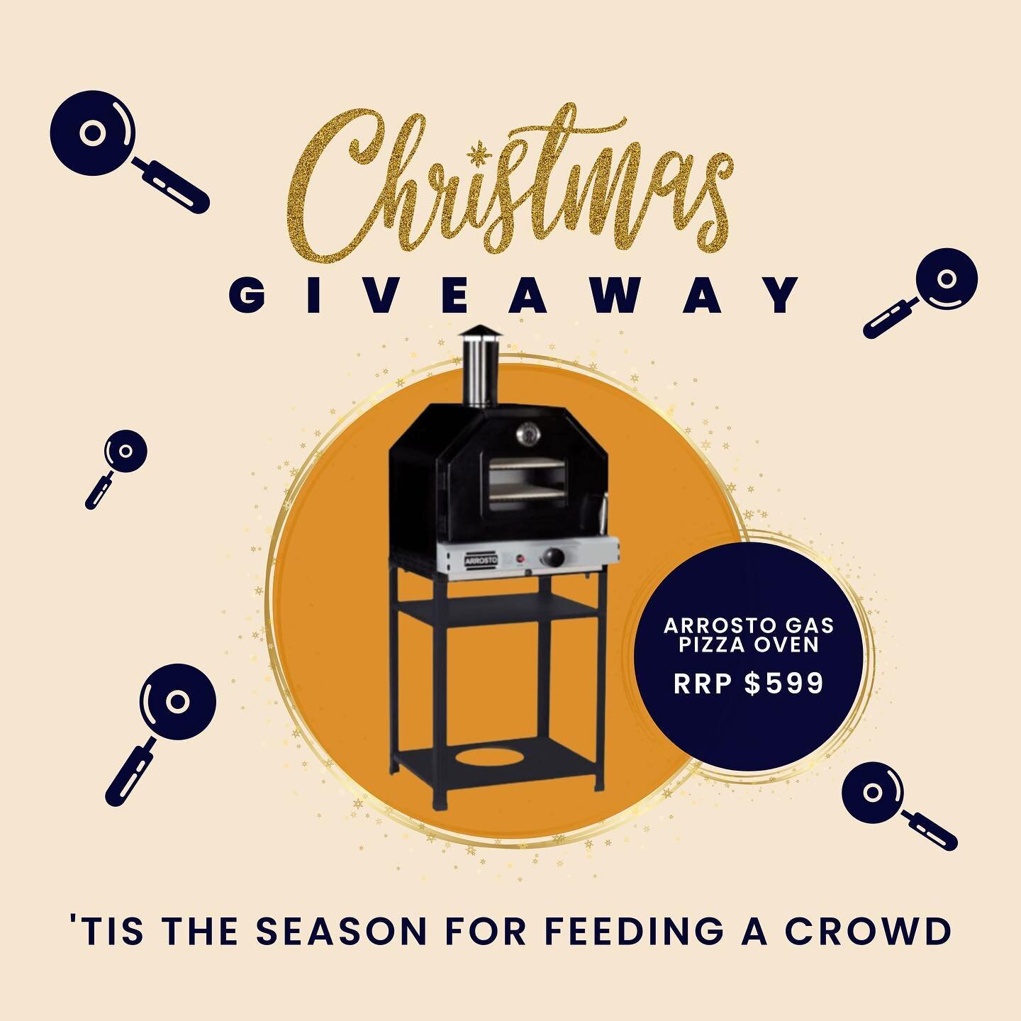 ⭐️CHRISTMAS GIVEAWAY ⭐️

This is not a drill! As generous as jolly ol Saint Nick himself, we're giving away a top-of-the-range Arrosto Gas Pizza Oven, valued at $599!! 🙀

🍕Gas powered
🍕A viewing window to watch your pizzas cooking
🍕2x premium piz