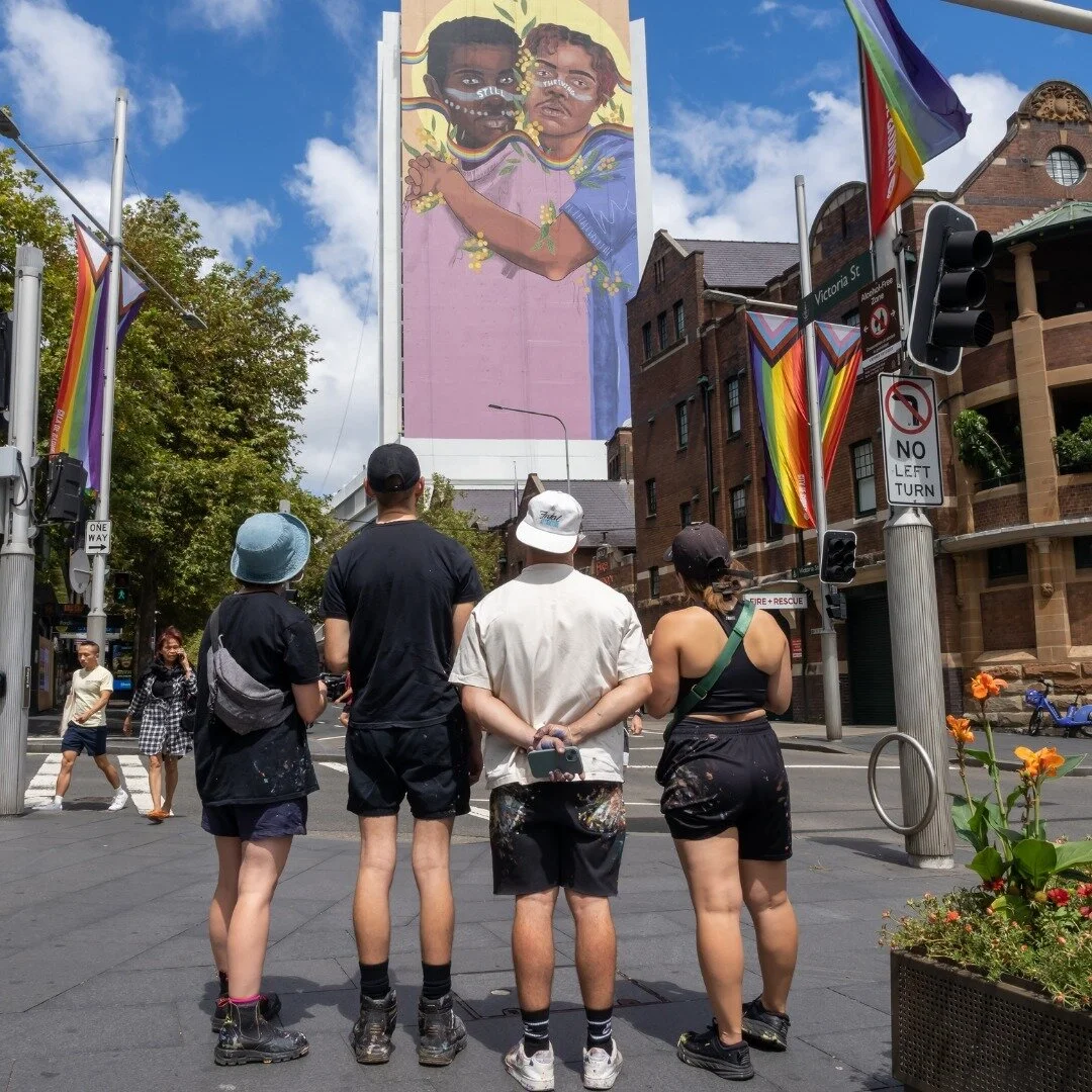 It was a privilege to take part in #SydneyWorldPride and be able to showcase our incredible mural in Darlinghurst. It&rsquo;s a powerful reminder of the diverse and inclusive queer and Indigenous communities, and we hope it evokes a strong feeling of
