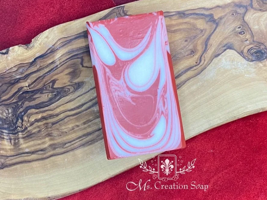 Candy Cane Soap