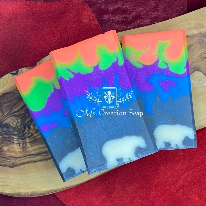 Bear &  Aurora Borealis