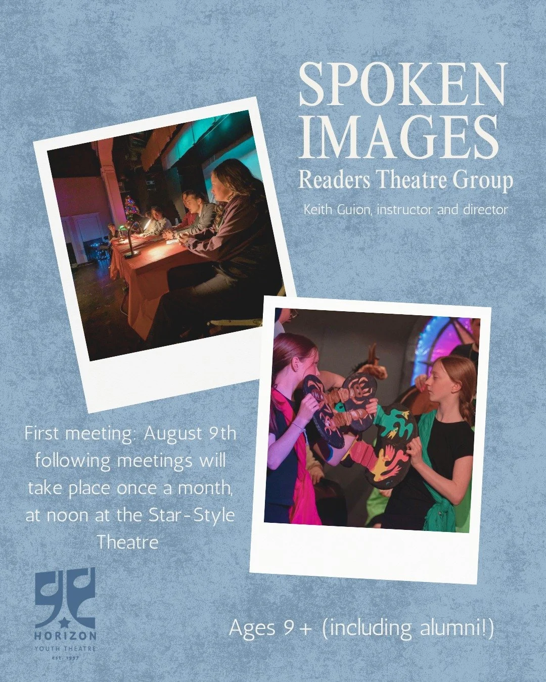 Our readers theatre club is in full swing! Join us October 11th from 12-2pm for our next session! This is a great group for all levels of theatre makers interested in developing their readers theatre skills. 

#NWOhio #theatrekid #youththeatre #theat