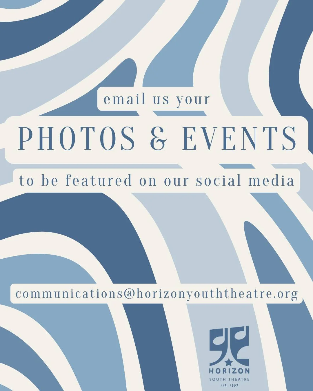We would love your help! Do you have pictures from a rehearsal, event, performance, or workshop? Or maybe an event that you have coming up at school that you want to share? Do you want to be on our social media pages? Submit your pictures and events