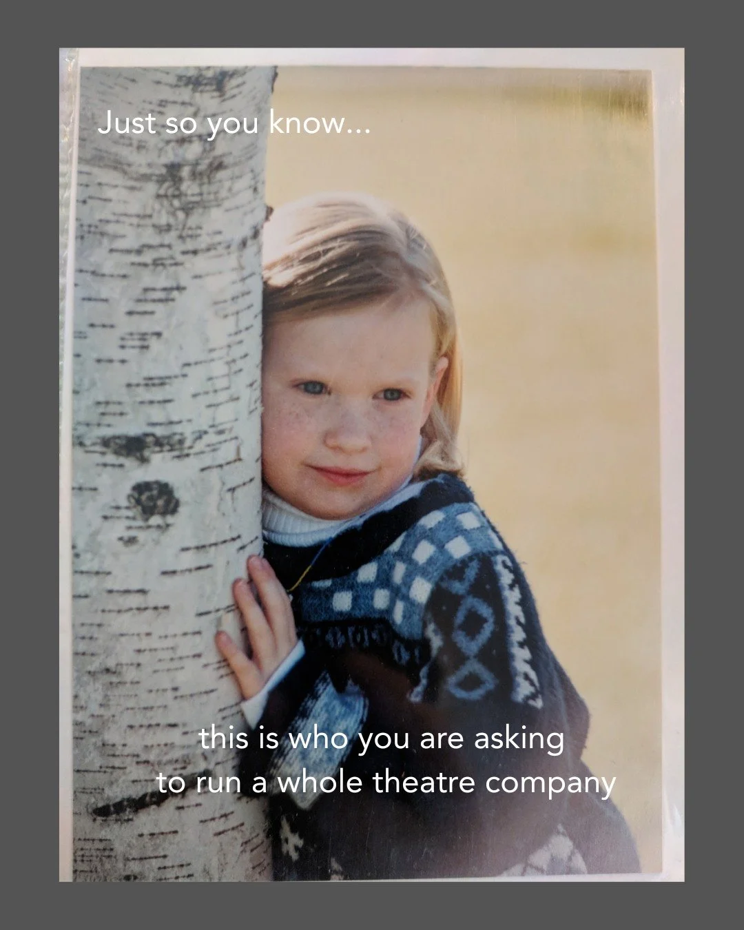 We just had to hop on this trend to show off some of our youthful adults! Guess who is who in the comments! #thisiswho #youththeatre #boardspotlight #babypictures #communitytheatre #theatrekid