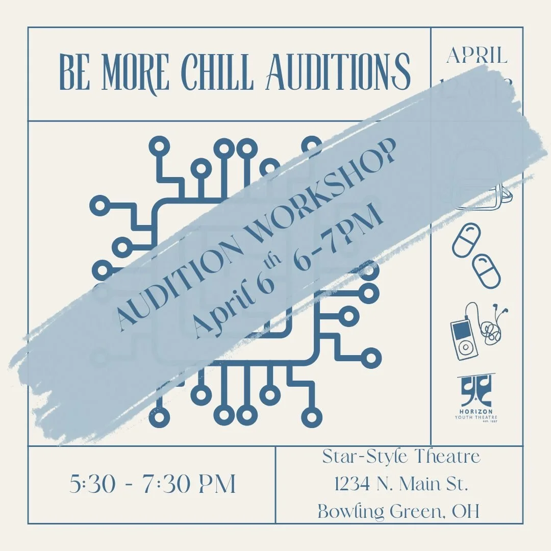 Auditions can be scary! You have like 5 minutes to show off your skills and you're sometimes surrounded by complete strangers! Well no more! Join the directing team for Be More Chill at our Audition Workshop! Get to know who you are auditioning for (
