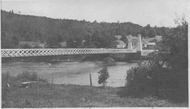  The bridge from a vantage point on land c. 1900. 