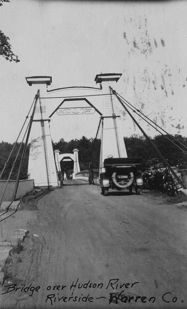  Passing over the bridge c. 1915. 