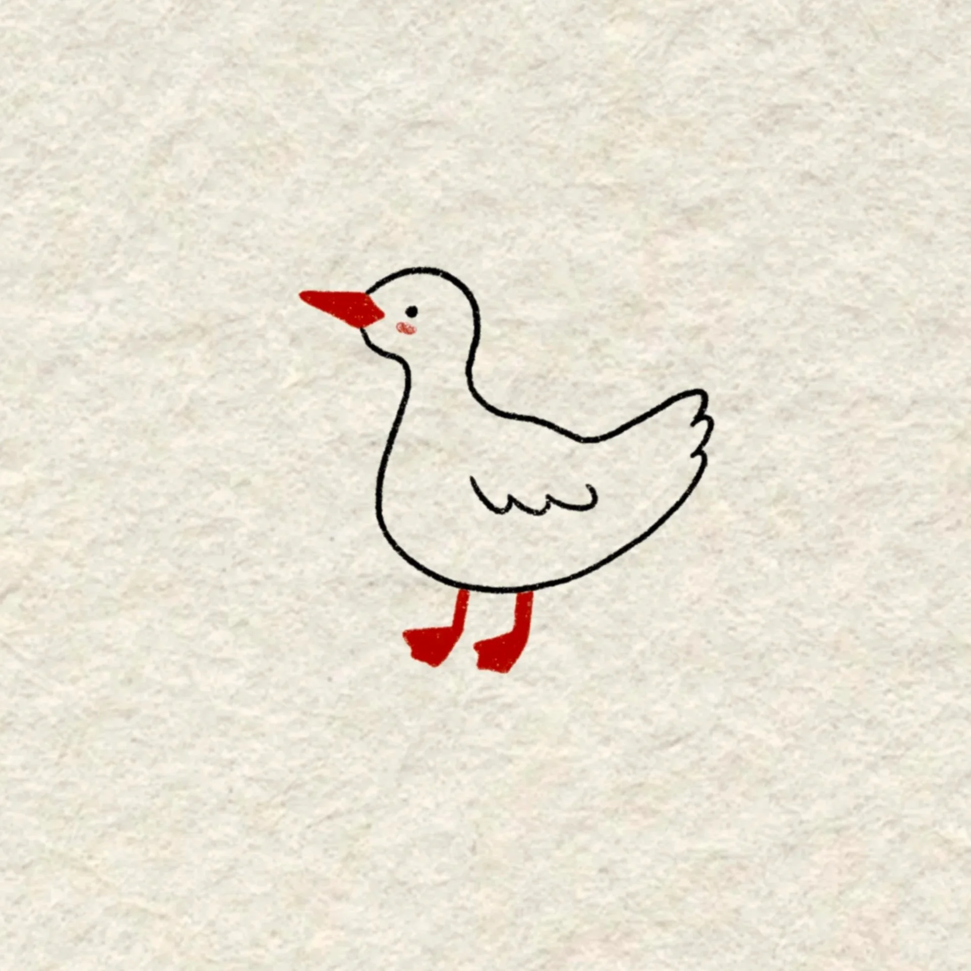 handpoke duck- 2 inches or bigger