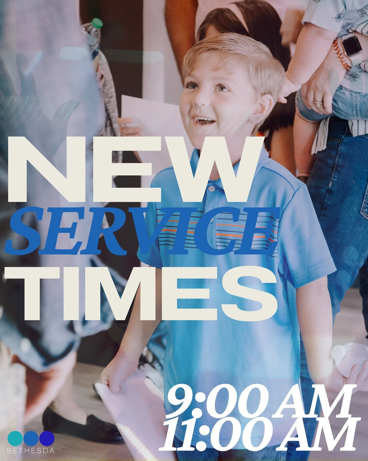 Prairieville, we&rsquo;re making room for you.

Starting Easter Sunday, April 5, Bethesda Church is launching two Sunday services, 9:00 AM and 11:00 AM, to make more space for people to encounter Jesus.

Join us this Sunday!

9:00 AM &amp; 11:00 AM
1