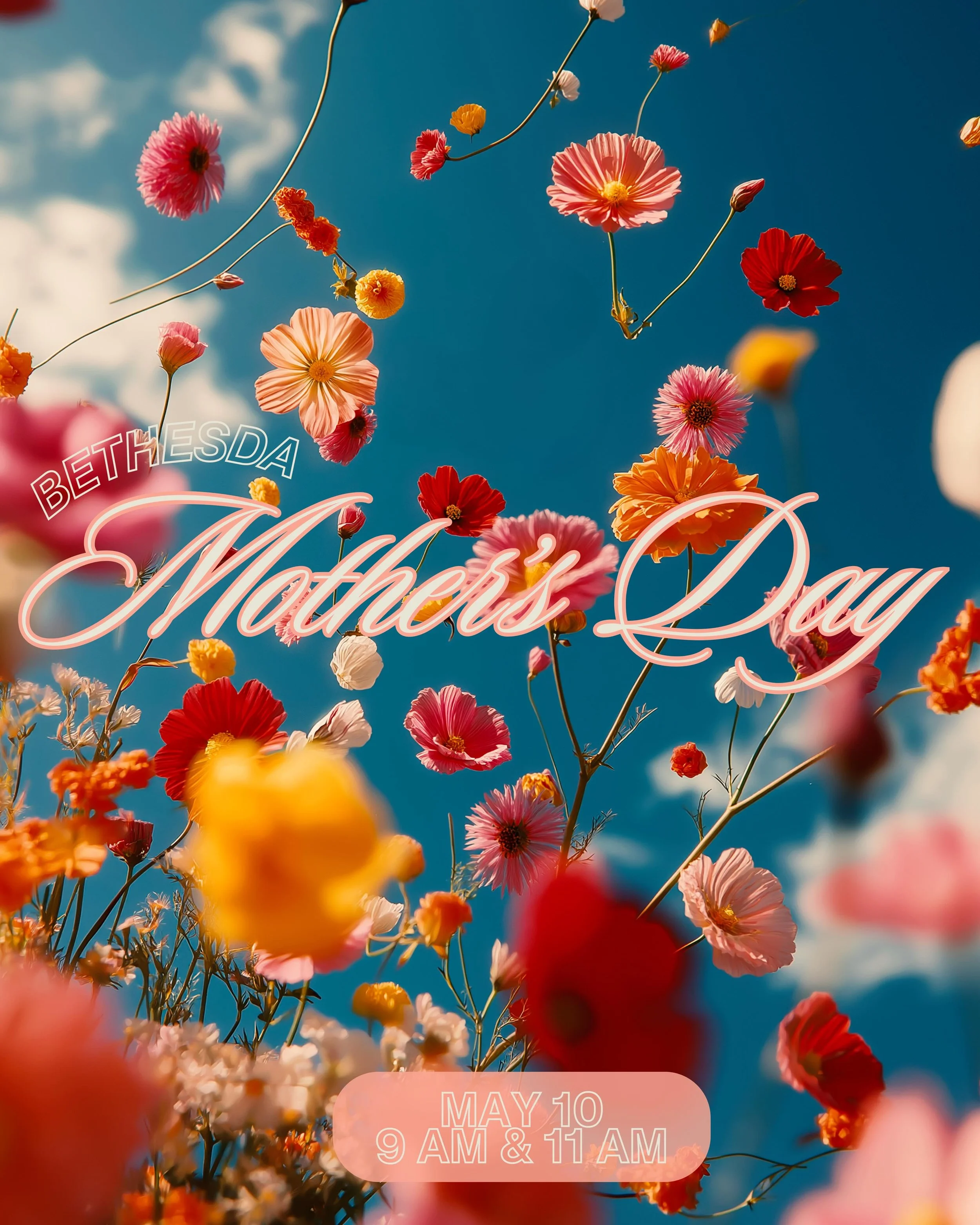 Make plans for our Mother&rsquo;s Day service at Bethesda💐

Join us on May 10 as we celebrate all the amazing moms in our lives! It&rsquo;s a great opportunity to bring your mom, your family, or someone who&rsquo;s made an impact on you. We&rsquo;ll