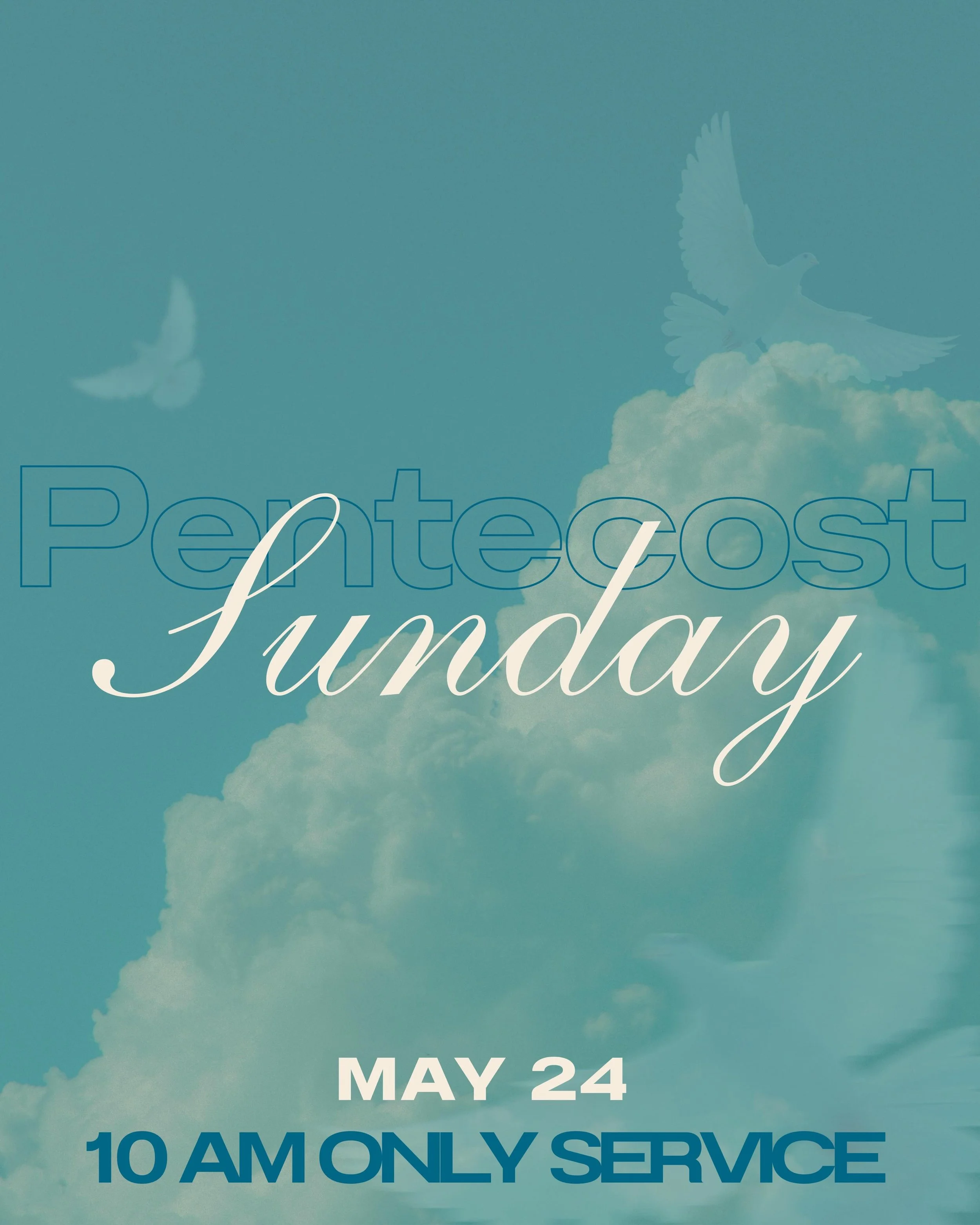 Join us for Pentecost Sunday next week as we come together for a special ONE SERVICE SUNDAY at 10 AM! Come expecting powerful worship, a move of God, and a reminder that the same Spirit poured out in Acts 2 is still moving today. We can&rsquo;t wait 