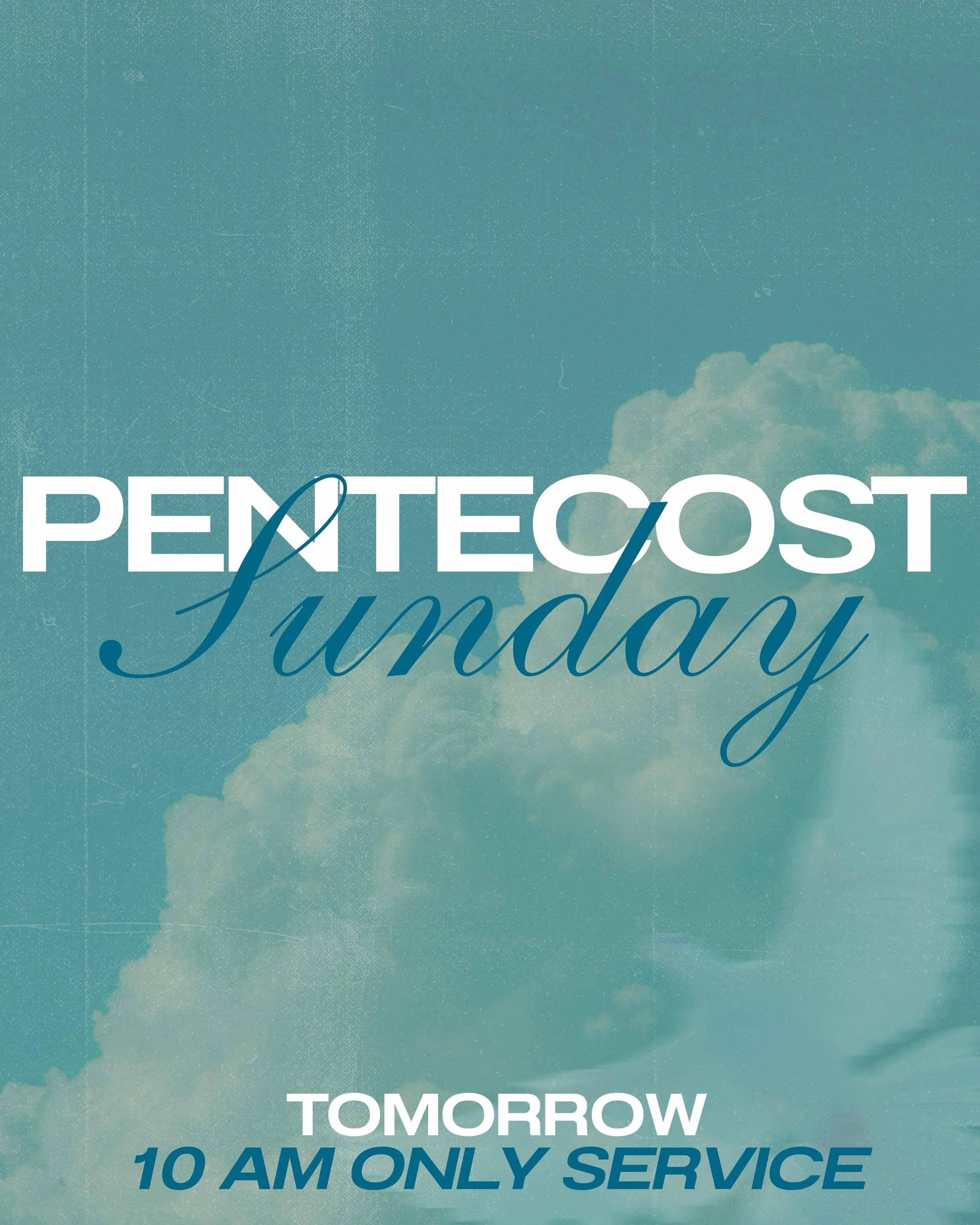 Tomorrow is Pentecost Sunday, and we&rsquo;re gathering for one powerful service at 10 AM as we celebrate the promise fulfilled in Acts 2:4, when they were all filled with the Holy Ghost and God moved in a brand new way. We believe He is still pourin