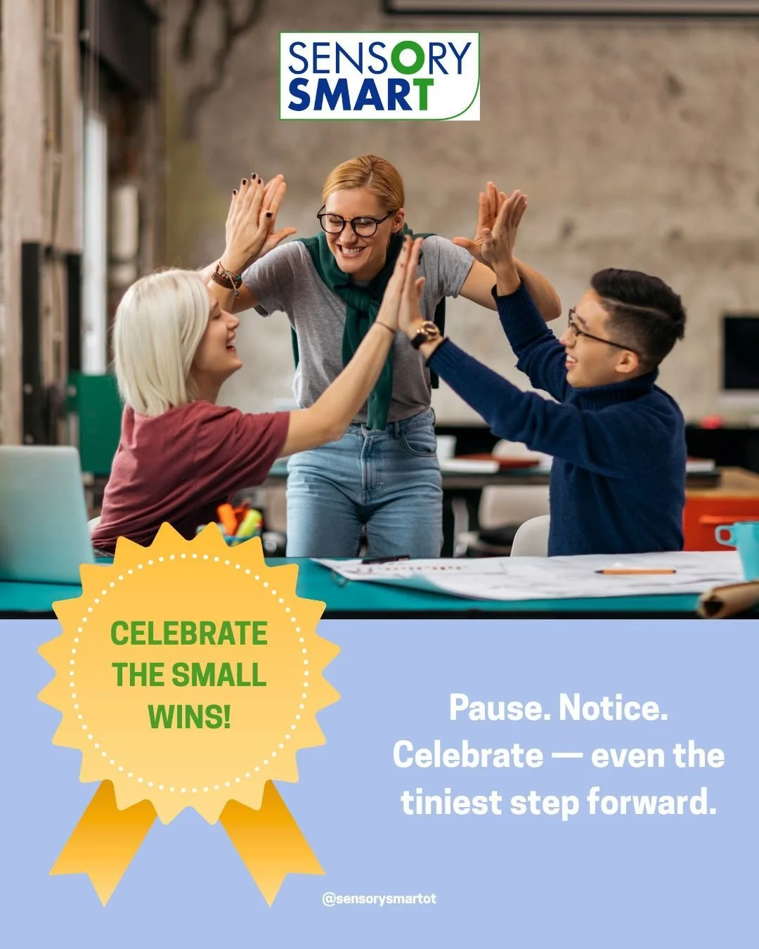 Celebrate the Small Wins 🌟

In OT, progress is often found in the little things &mdash; a child trying a new food, joining in a group game, or remembering their school bag without help.
Every small step is worth celebrating, because together they bu
