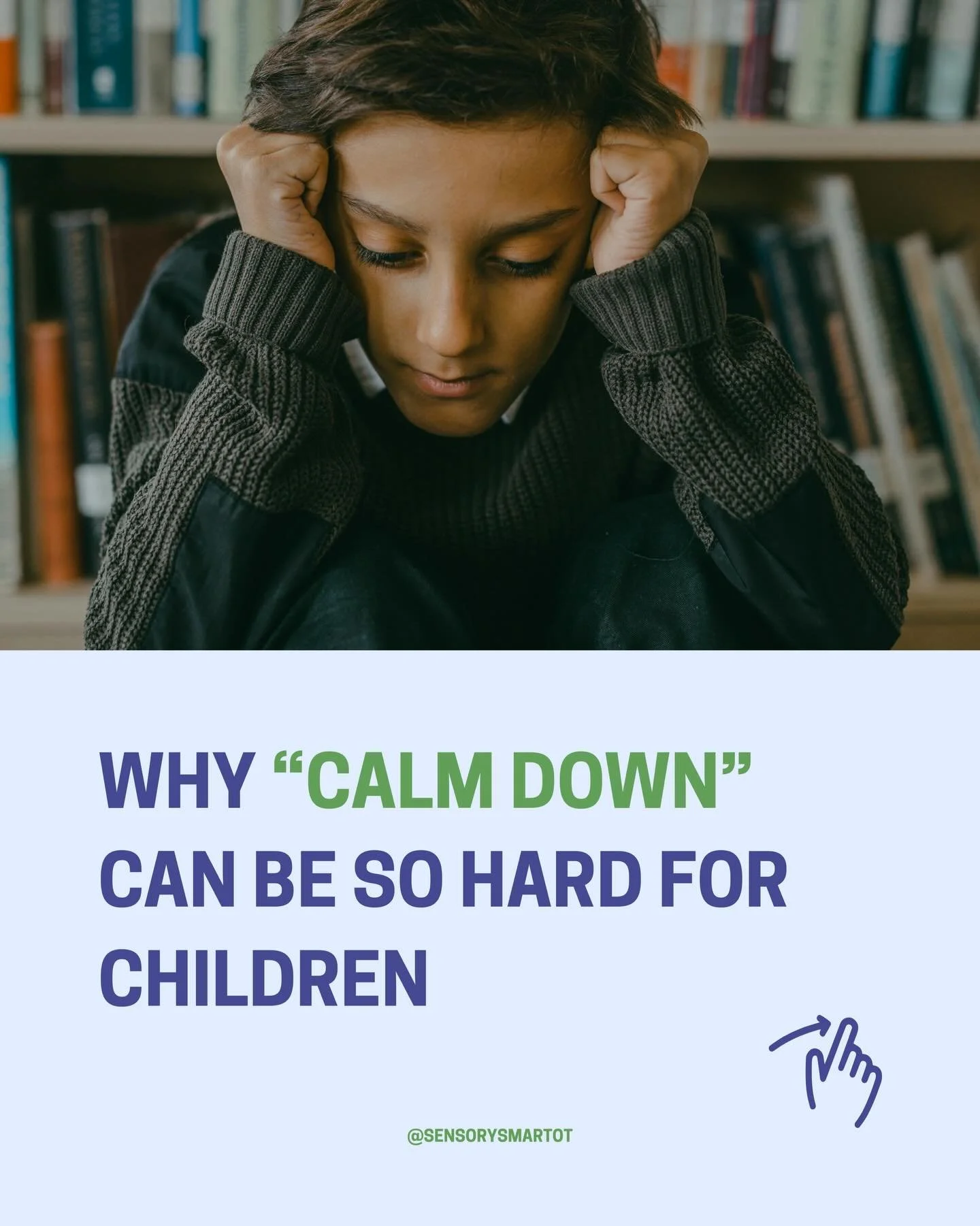 Many parents are told to help children &ldquo;calm down,&rdquo; but that can be confusing when it feels impossible in the moment.

When a child is overwhelmed, their body is already working hard to manage stress. Asking them to calm down before that 