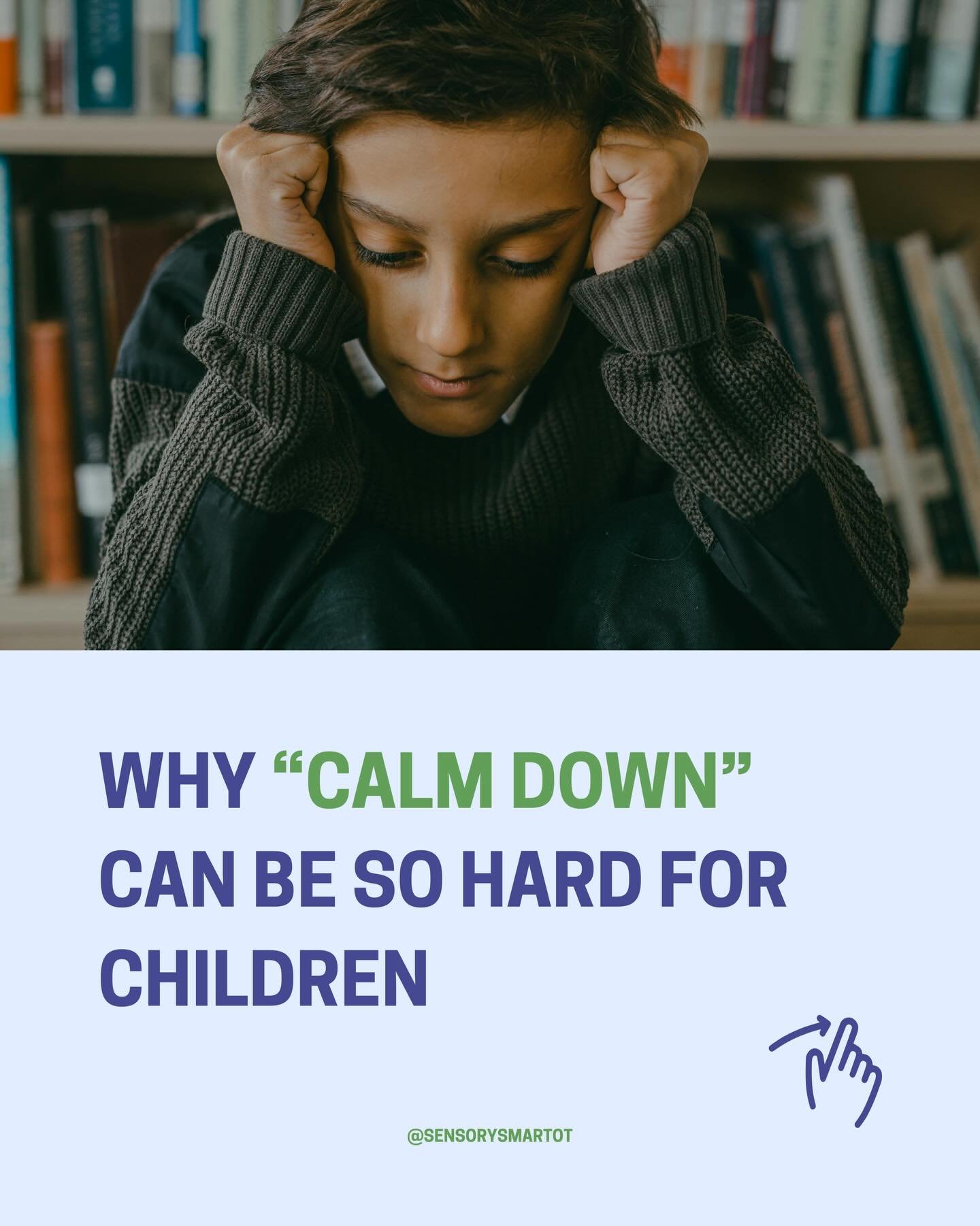 Many parents are told to help children &ldquo;calm down,&rdquo; but that can be confusing when it feels impossible in the moment.

When a child is overwhelmed, their body is already working hard to manage stress. Asking them to calm down before that 