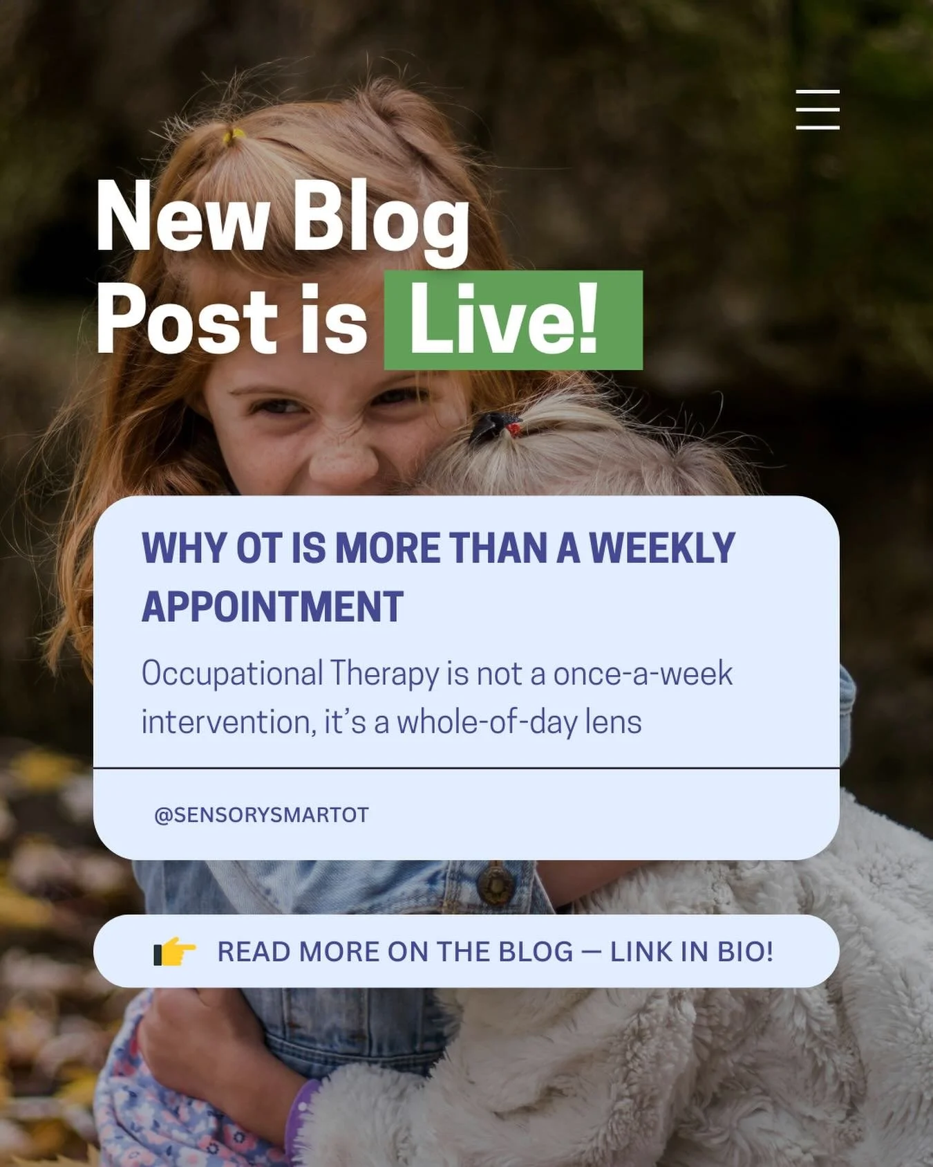Occupational Therapy is often understood as something that happens within a scheduled session.
But the work doesn&rsquo;t begin and end there.

OT is about understanding how a child functions across their entire day &mdash; at home, at school, and wi