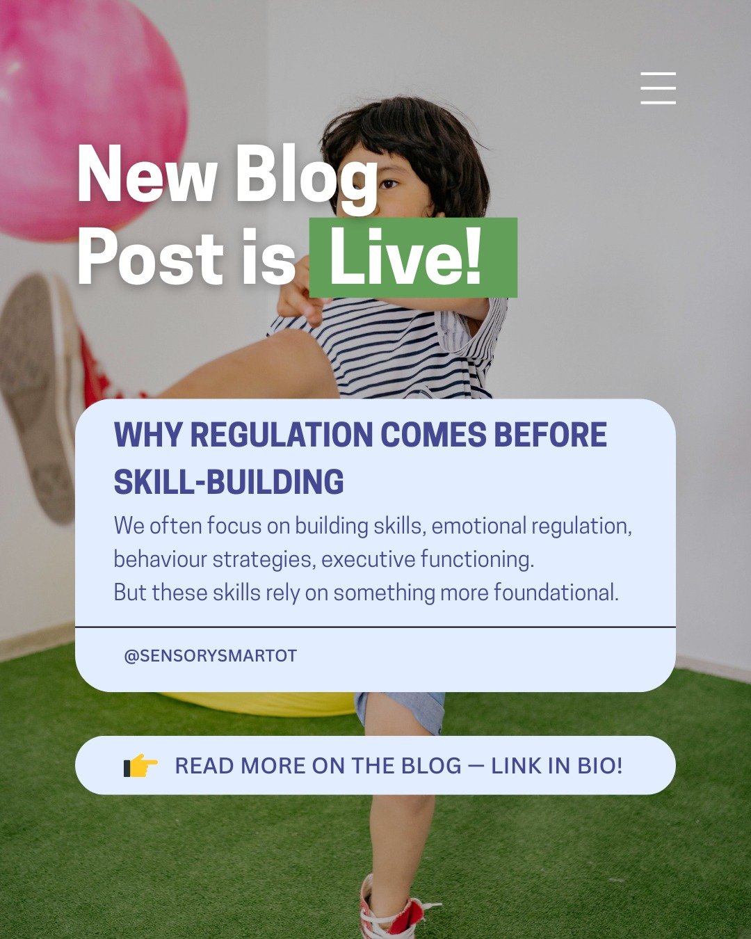 We often focus on building skills &mdash;  emotional regulation, behaviour strategies, executive functioning.

But these skills rely on something more foundational.

If a child is dysregulated, their ability to access these skills is significantly re