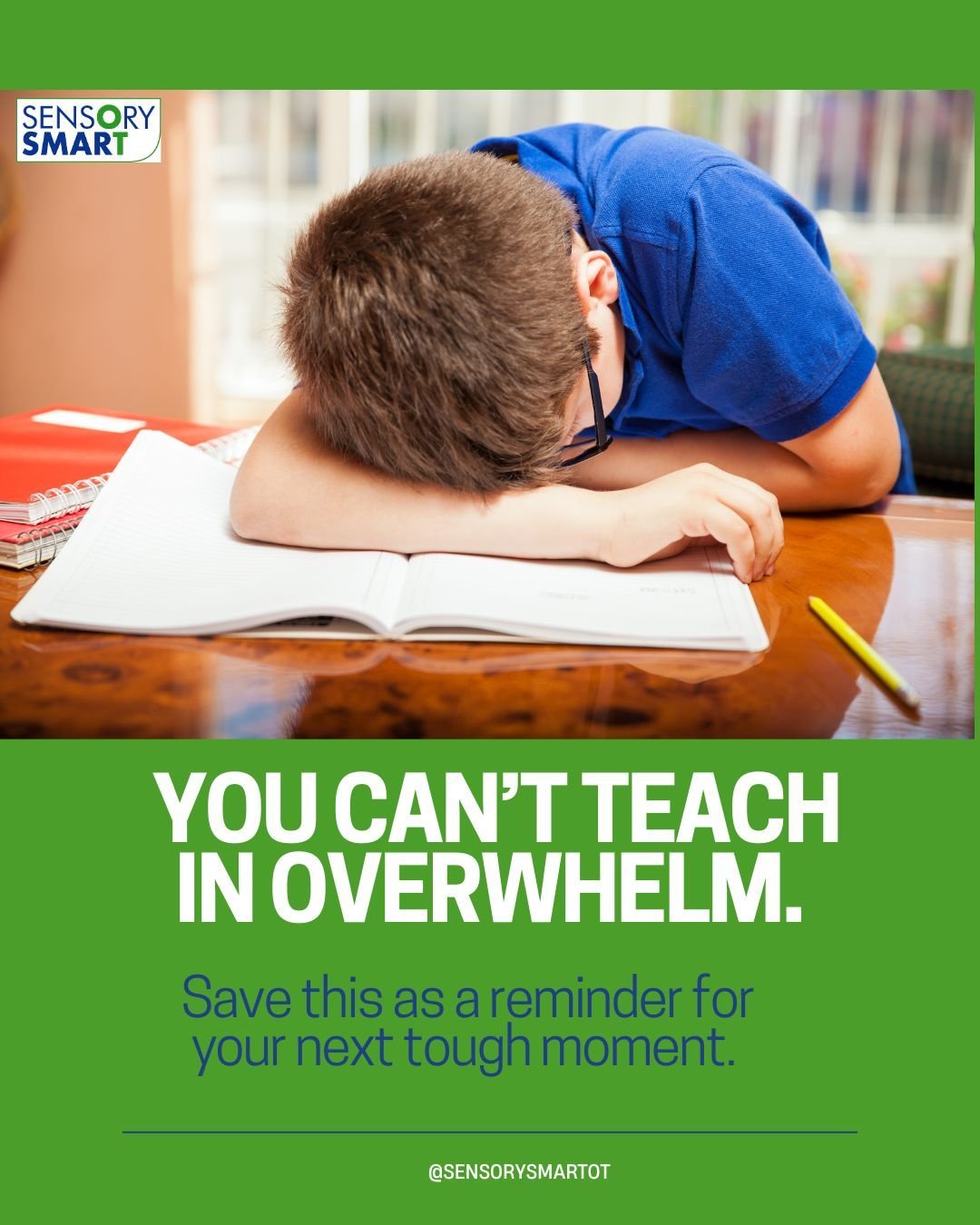 When a child is in a state of distress, their nervous system is not available for learning.
That means:
 &ndash; Reasoning won&rsquo;t work
 &ndash; Consequences won&rsquo;t stick
 &ndash; Teaching won&rsquo;t land
Because their brain is prioritising