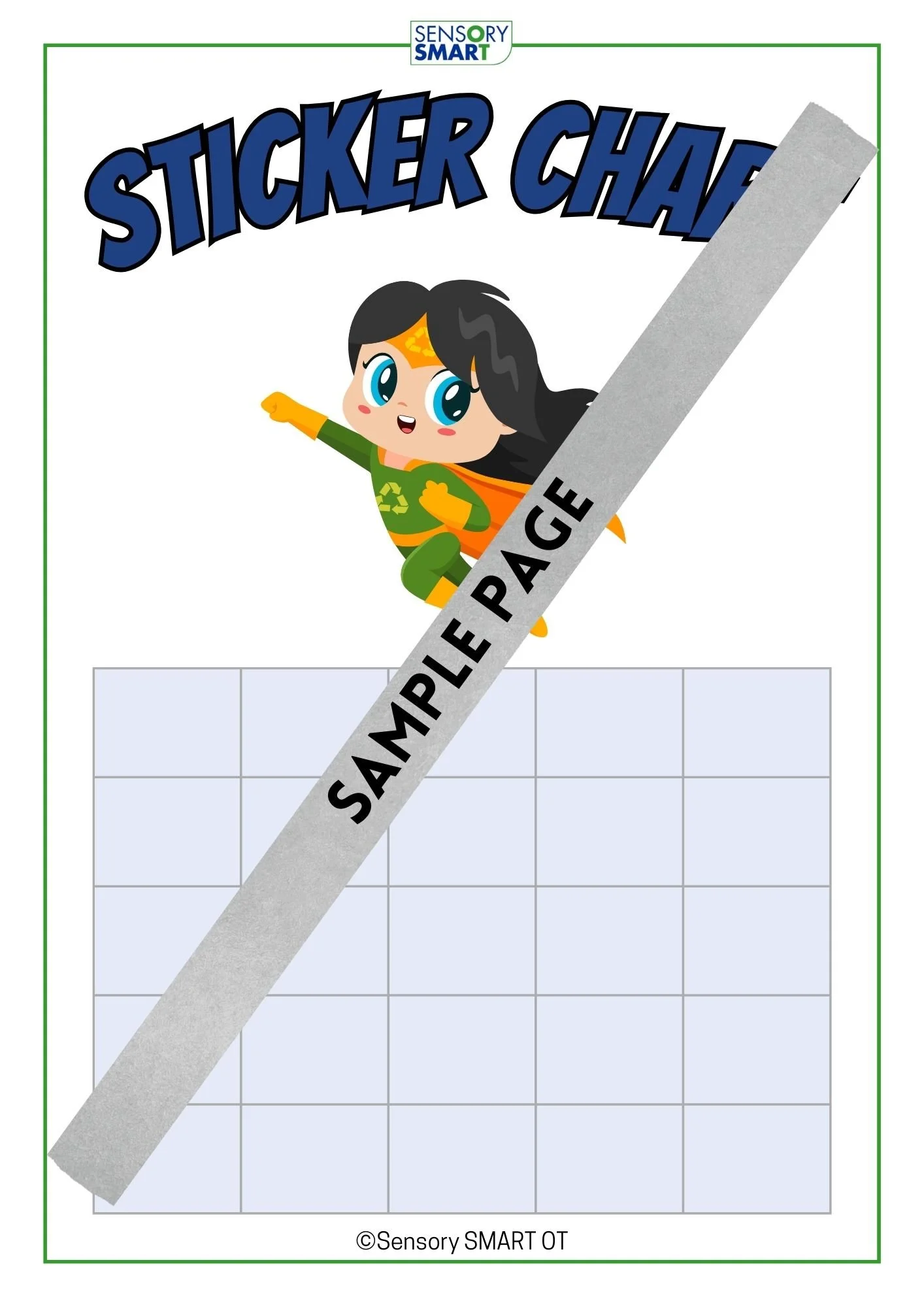 Dragon Girl Sticker Chart – Motivate & Reward Positive Behaviour ...