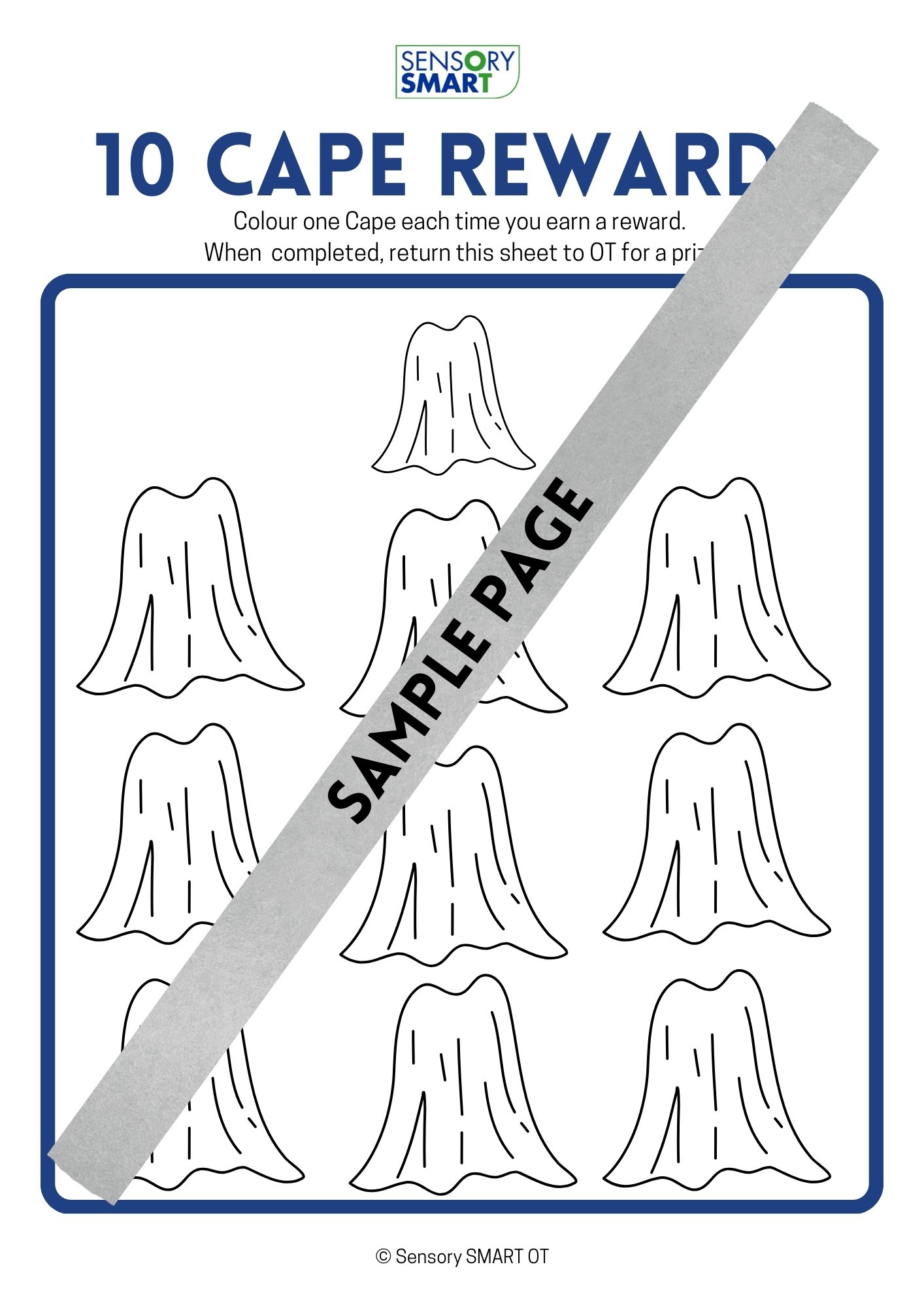10 Cape Reward – A Fun and Interactive Activity for Kids to Earn Rewards