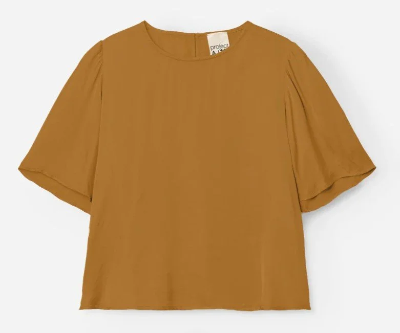 253109 Rose Silky Blouse in Bronze