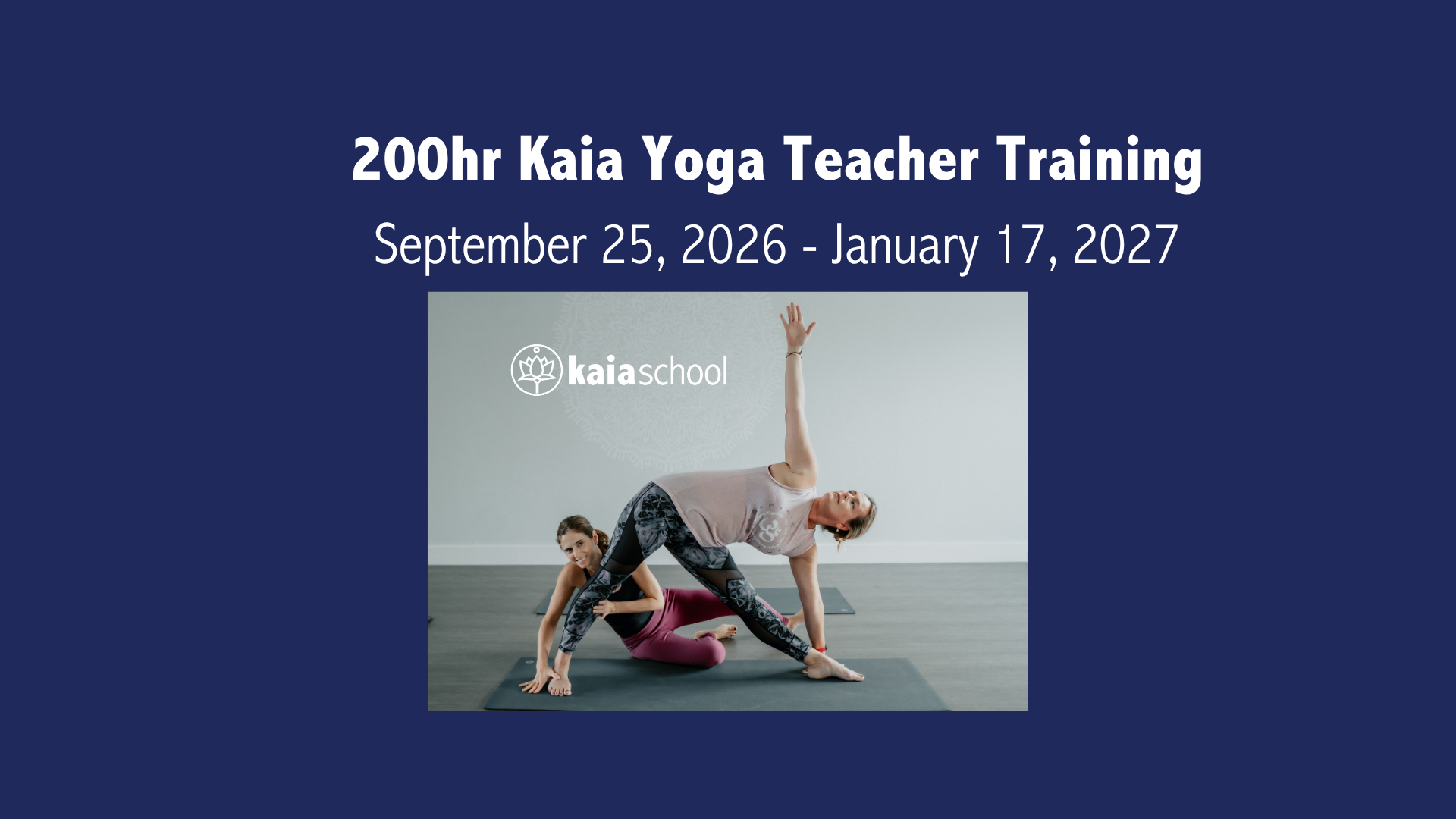 Kaia Yoga Teacher Training Connecticut | 200hr