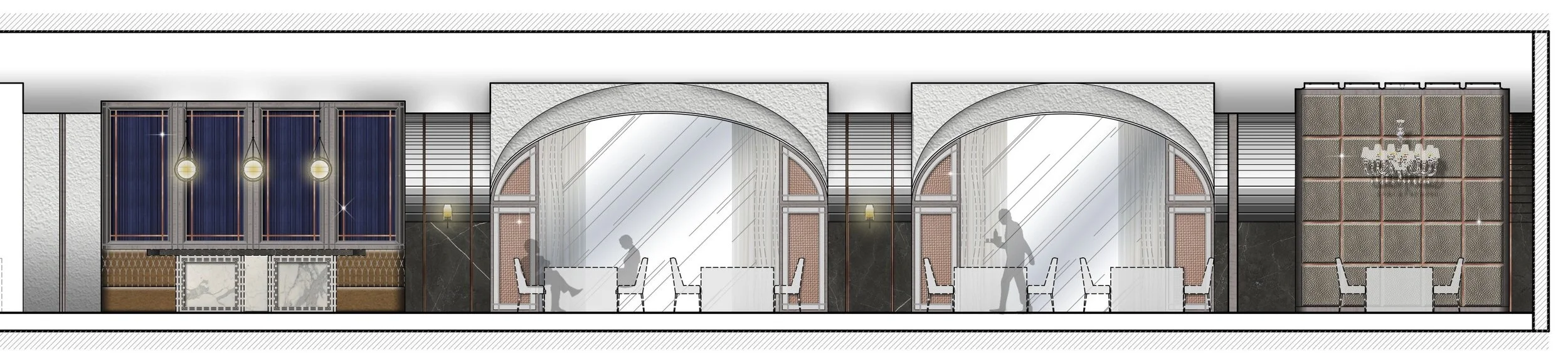 Rendered elevation