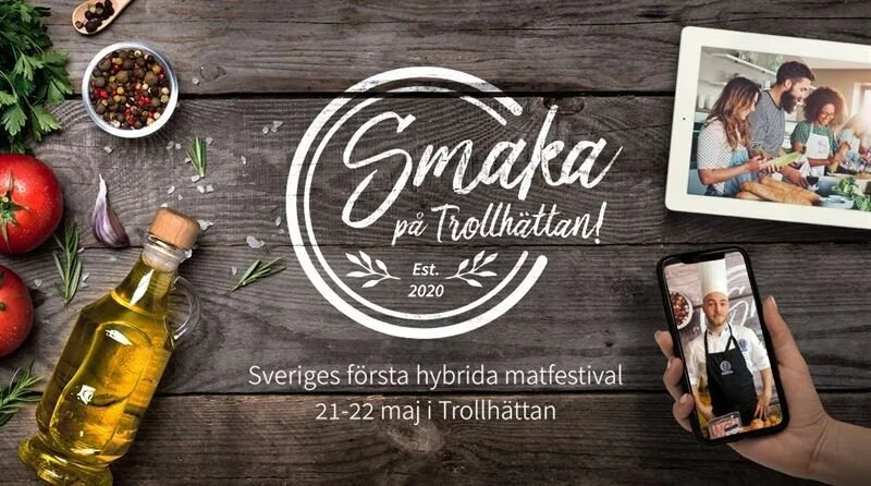 Herr Omar hjälper Smaka på Trollhättan med Europas första hybrida matfestival