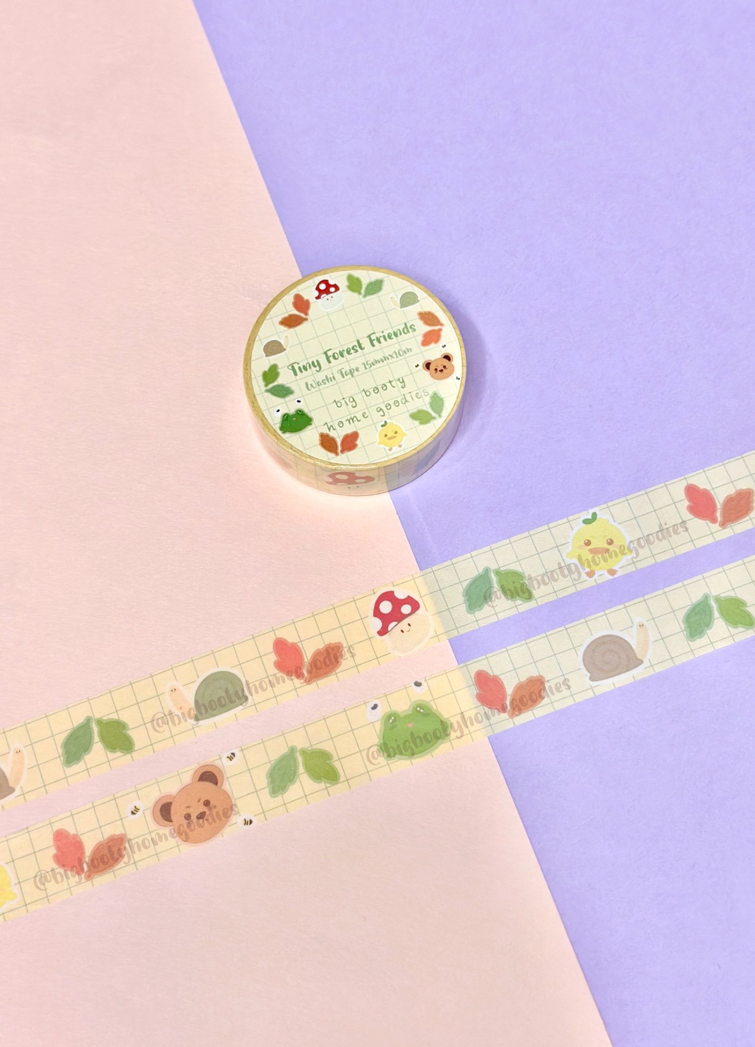 Tiny Forest Friends Washi Tape