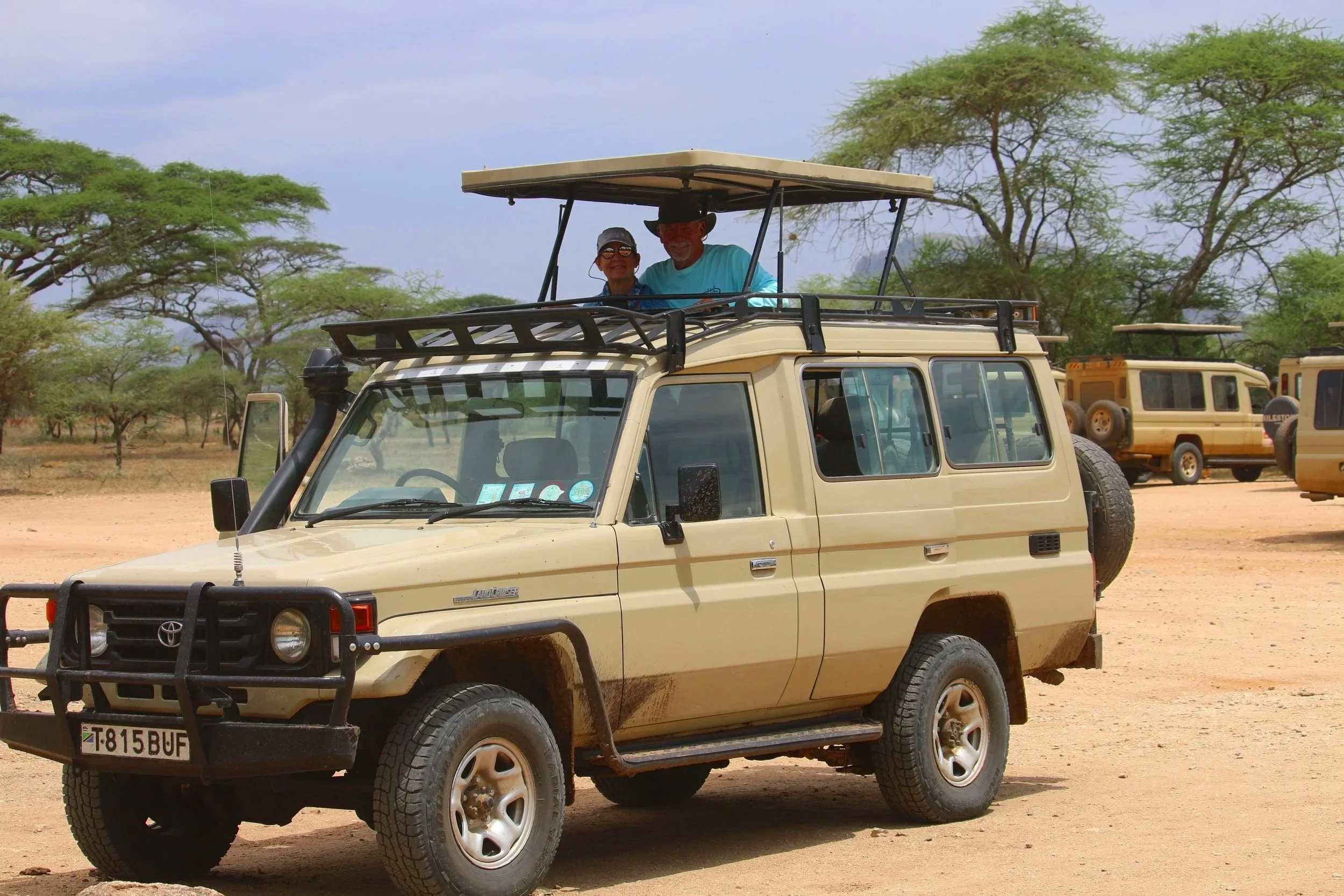 Linda and Wally looking so cute, exploring the Serengeti!