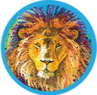 Our colorful logo featuring the SIMBA lion of the Serengeti!!! 