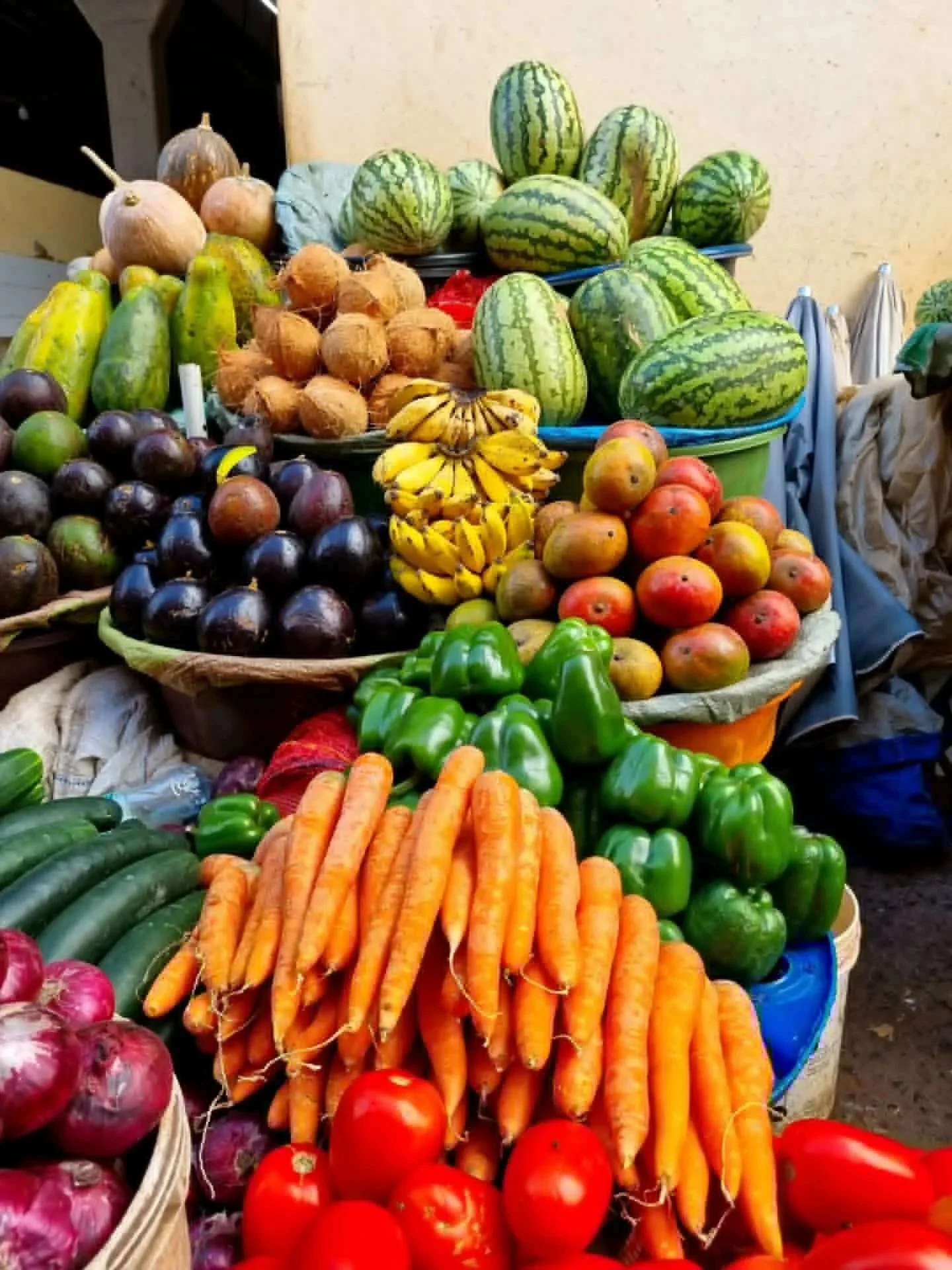 Mbuyuni Market in Moshi is a lively and colorful experience! 