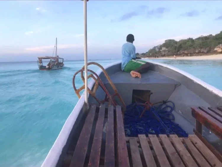 Get out on the water in Zanzibar... it's important. 