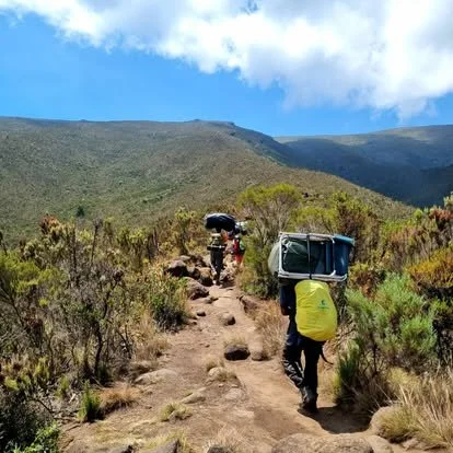 Porters are the heart and soul of every Kilimanjaro expedition. 