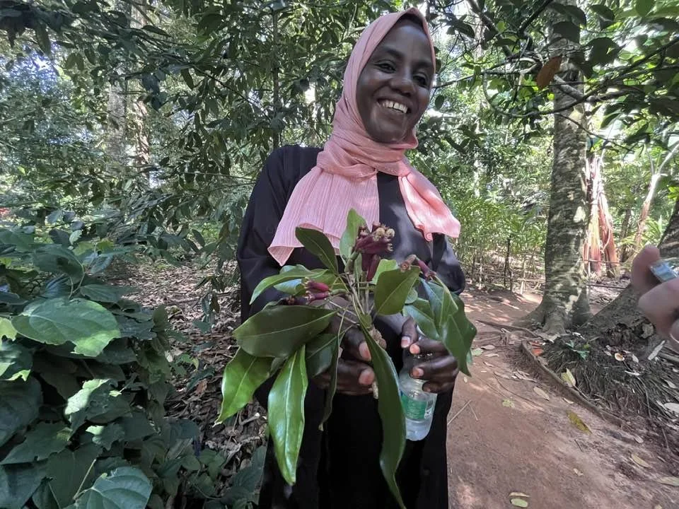 Aiysha is our Stone Town and spice farm tour guide, first female guide in Zanzibar! 