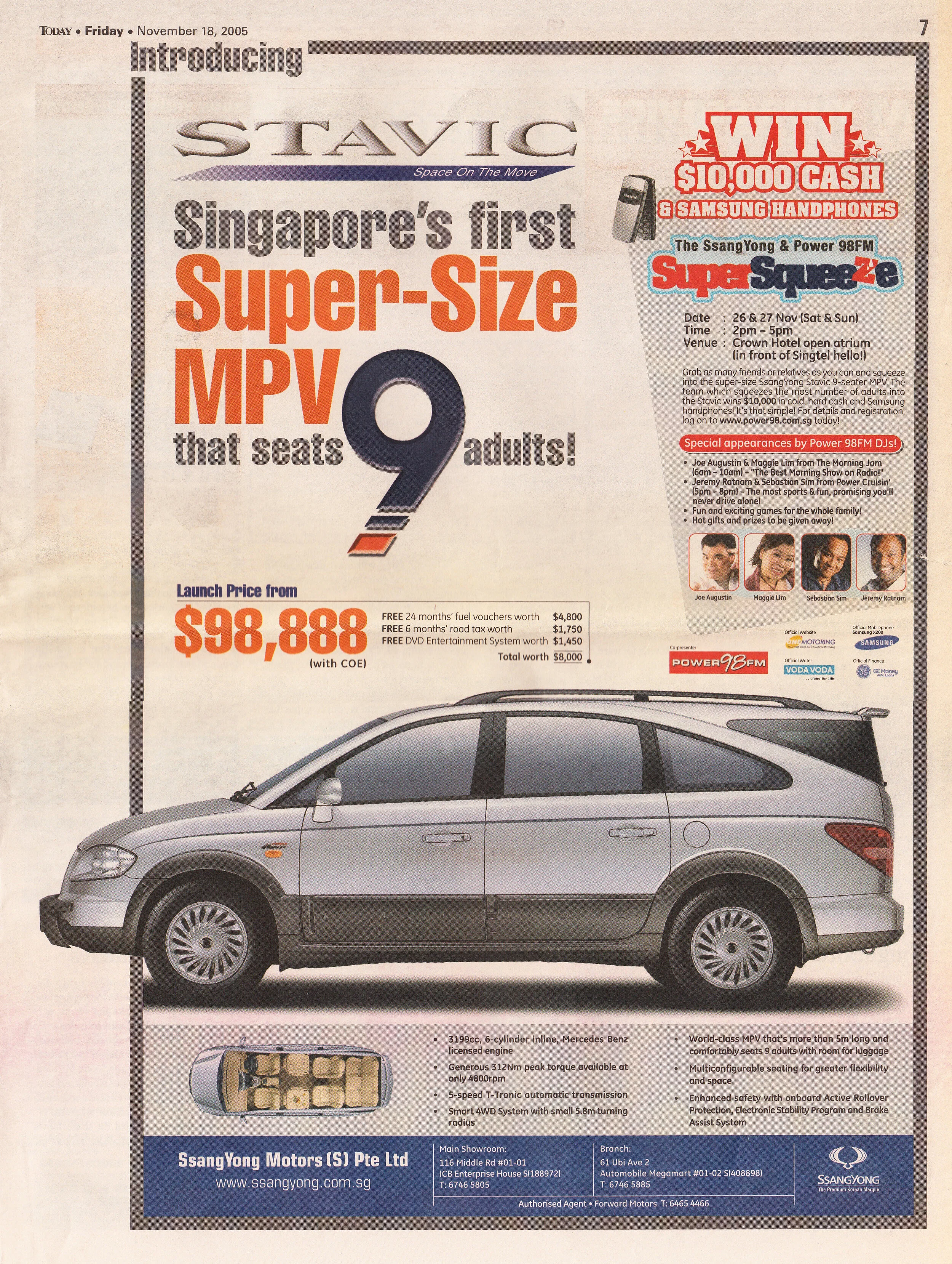 Today Ssangyong Stavic Ad (18 Nov 05).jpg