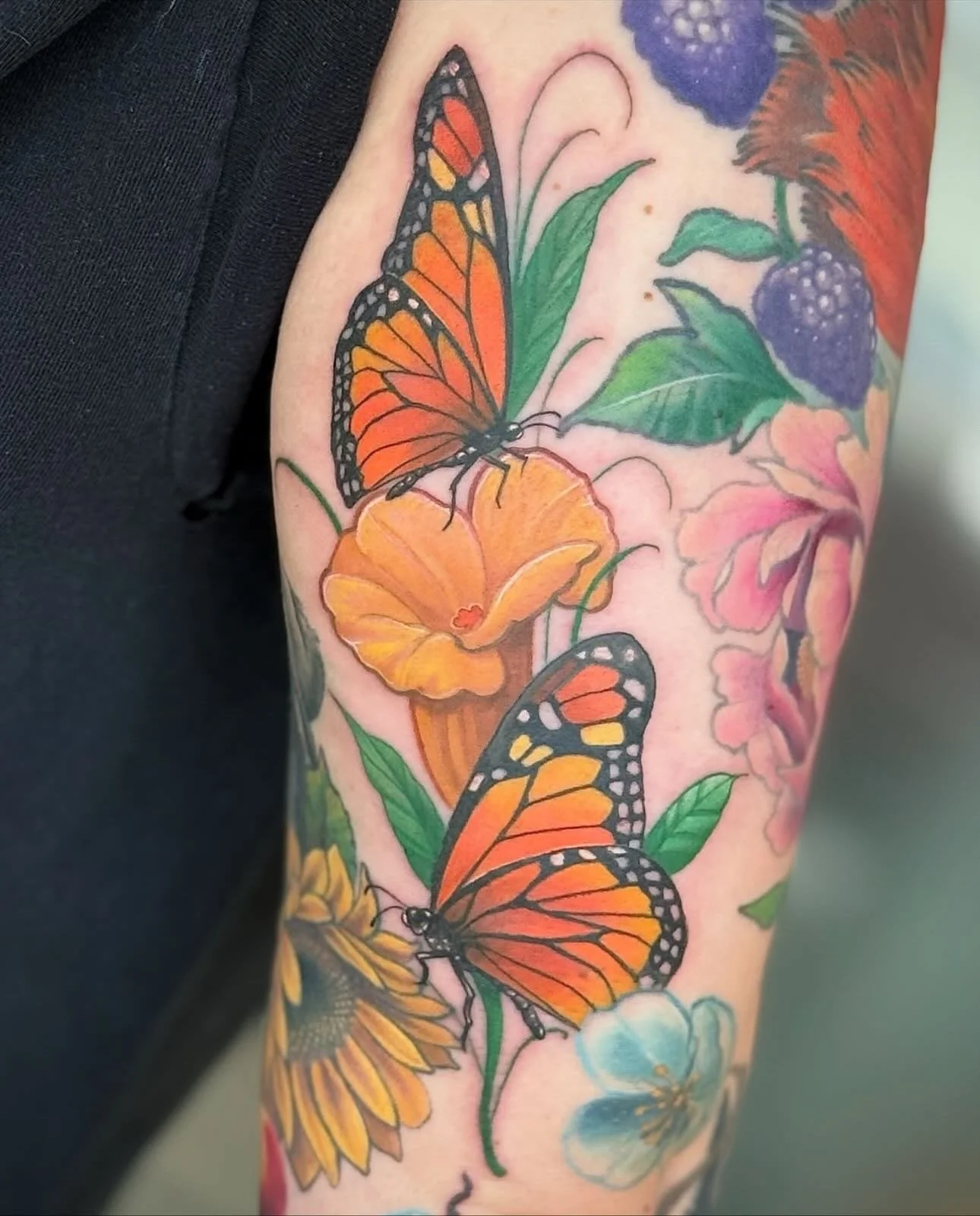 Tattoo by @jostestattoos 🦋 Tyler&rsquo;s books are currently open! Follow the link in his bio for booking appointments

🥀 @larosatattooco
3307 S College Ave Unit 102-B
Fort Collins, CO 80525
(970) 682-2946