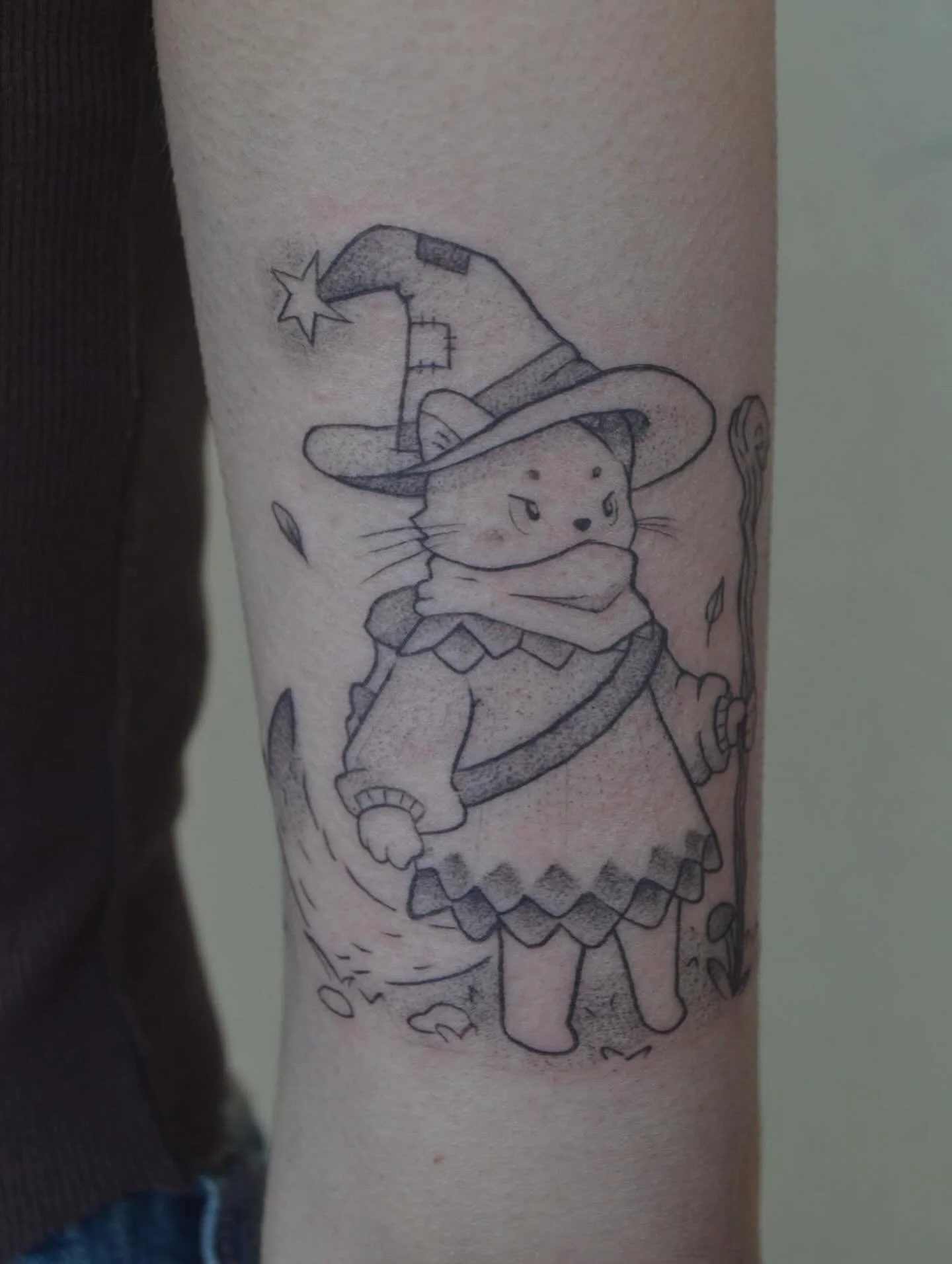 Tattoo by @ayshasuntattoos 🐈&zwj;⬛ You can book with Aysha by following the link in their bio! 

🥀 @larosatattooco 
3307 S College Ave Unit 102-B
Fort Collins, CO 80525
(970) 682-2946