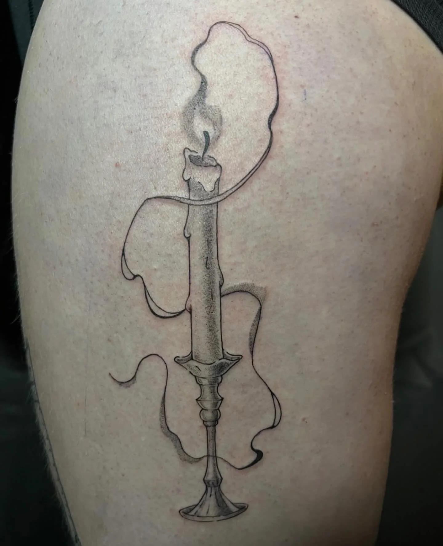 Tattoo by @ayshasuntattoos 🕯️ You can book with Aysha by following the link in their bio! 

🥀 @larosatattooco 
3307 S College Ave Unit 102-B
Fort Collins, CO 80525
(970) 682-2946