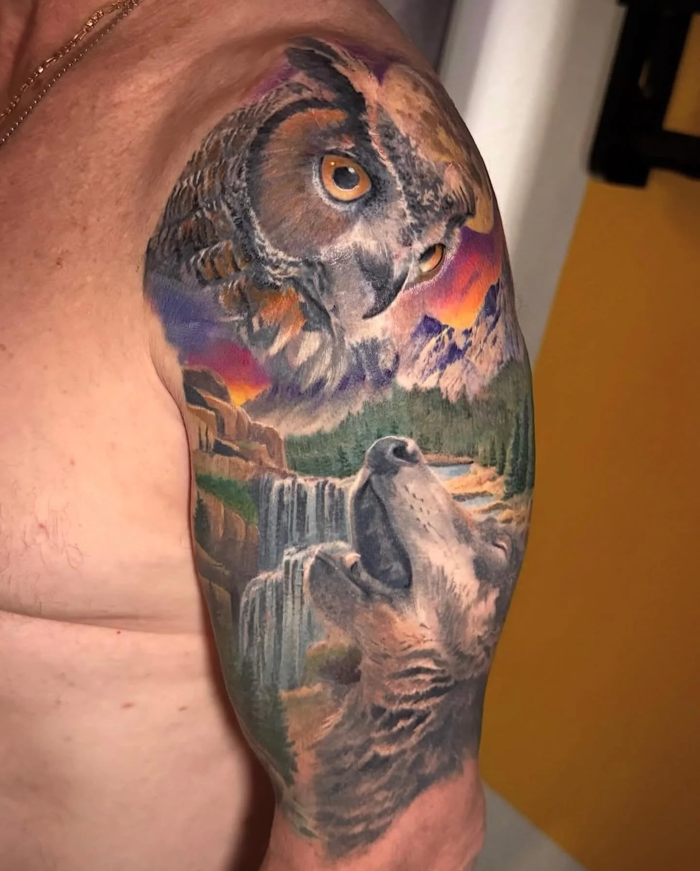 Tattoo by @jostestattoos 🏔️ Tyler&rsquo;s books are currently open! Follow the link in his bio for booking appointments 

🥀 @larosatattooco
3307 S College Ave Unit 102-B
Fort Collins, CO 80525
(970) 682-2946