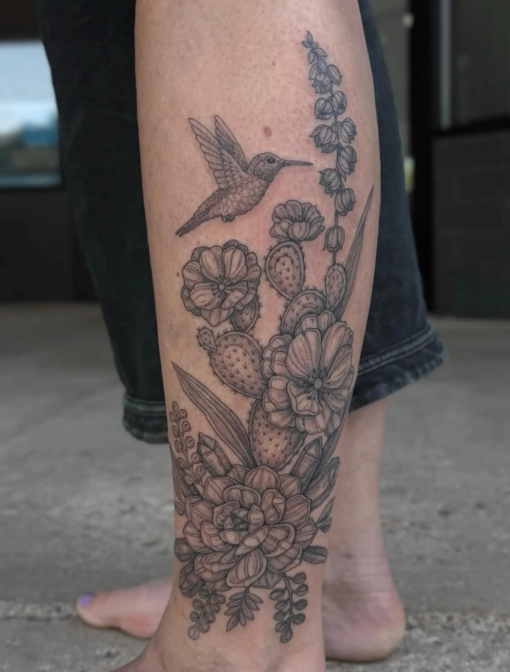 Tattoo by @manders.art 🌵 Amanda&rsquo;s books are currently closed, so keep an eye on her page for updates when she&rsquo;ll be accepting new clients!

🥀 @larosatattooco 
3307 S College Ave Unit 102-B
Fort Collins, CO 80525
(970) 682-2946