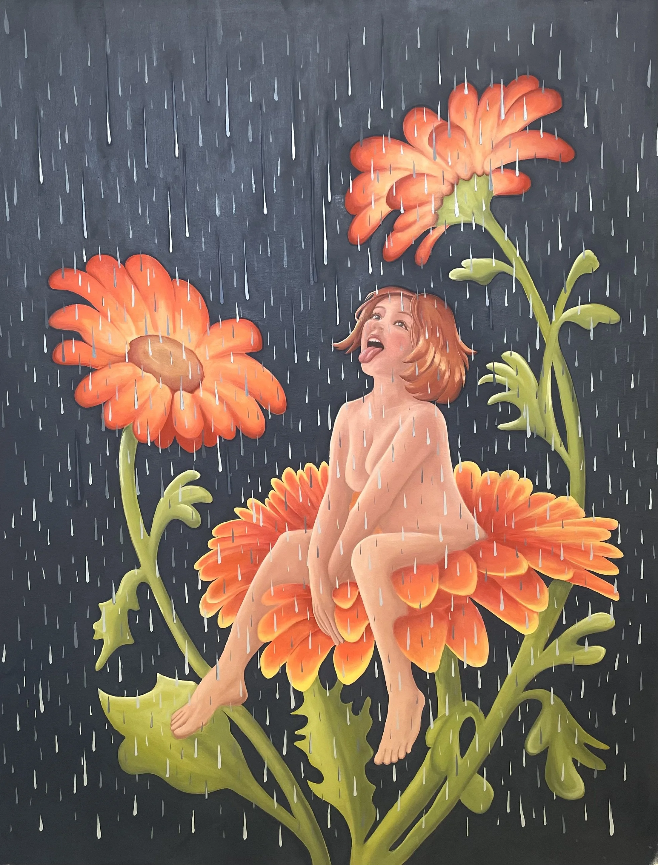 Rush of Spring, 2021. Oil on canvas, 90x110cm