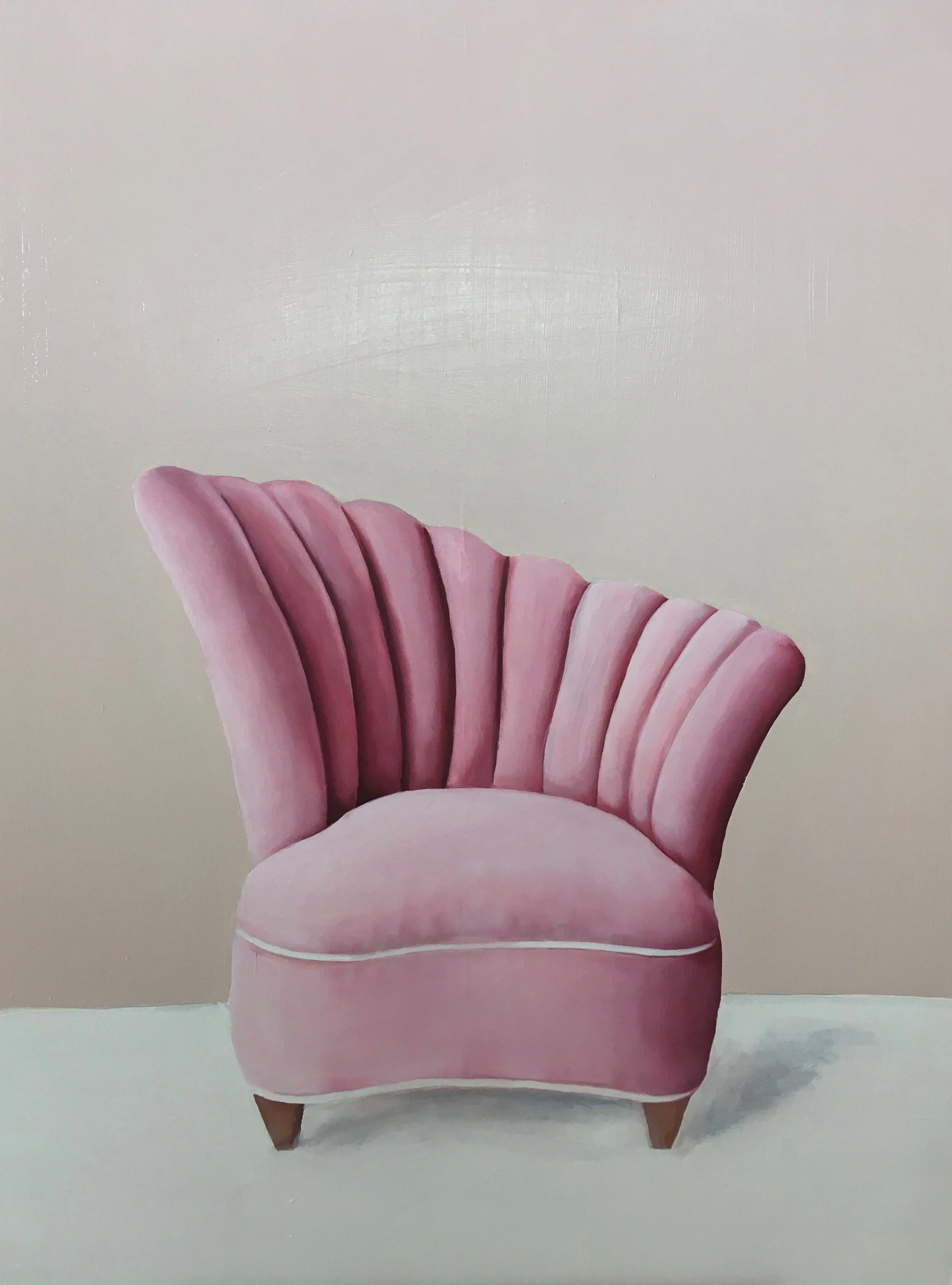 SOLD - Occasional Chair, 2020. 
Oil on board

45 x 60 cm