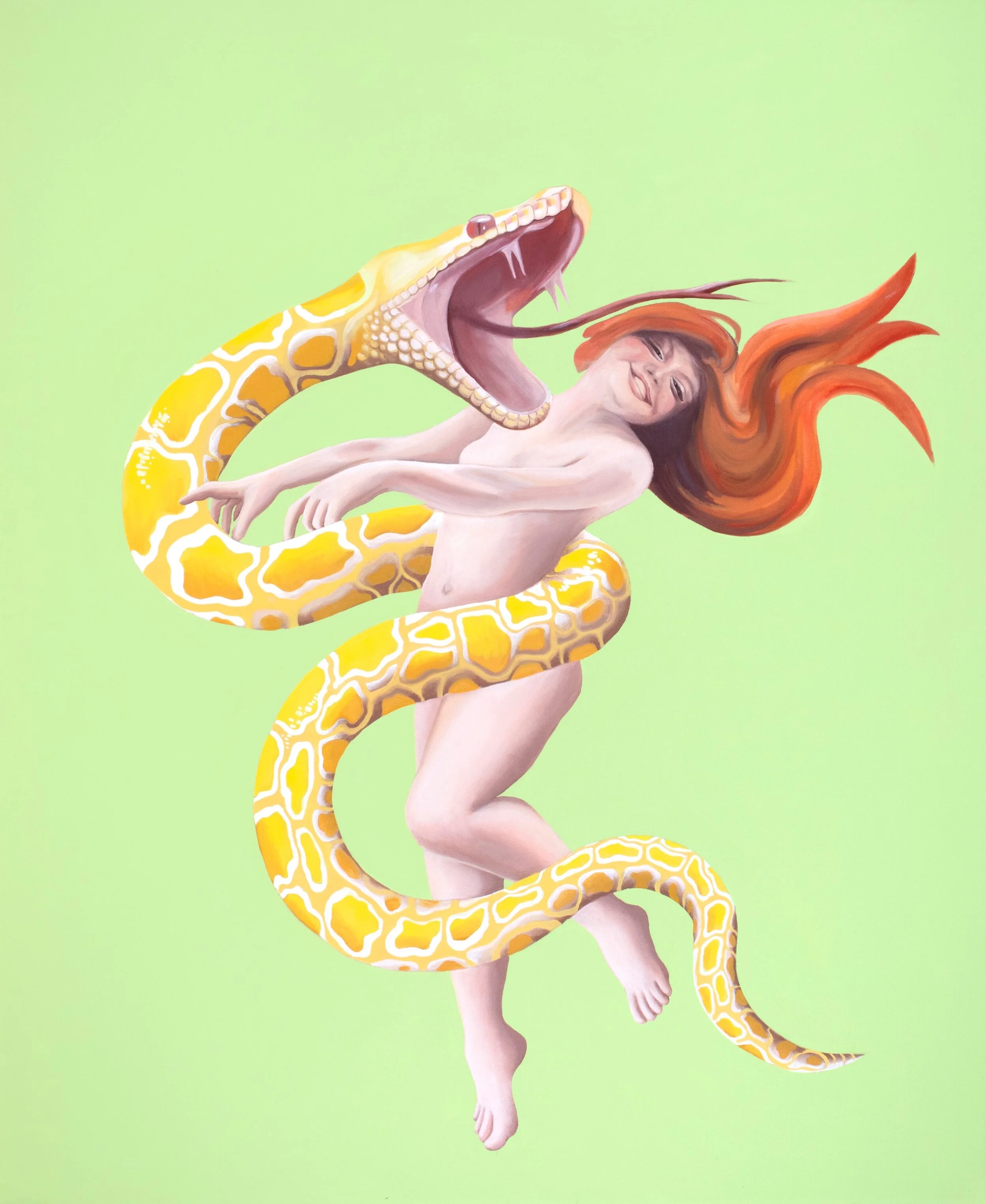 The Story of Endless Good Fortune, 2021.
Oil on canvas

 90 x 110cm