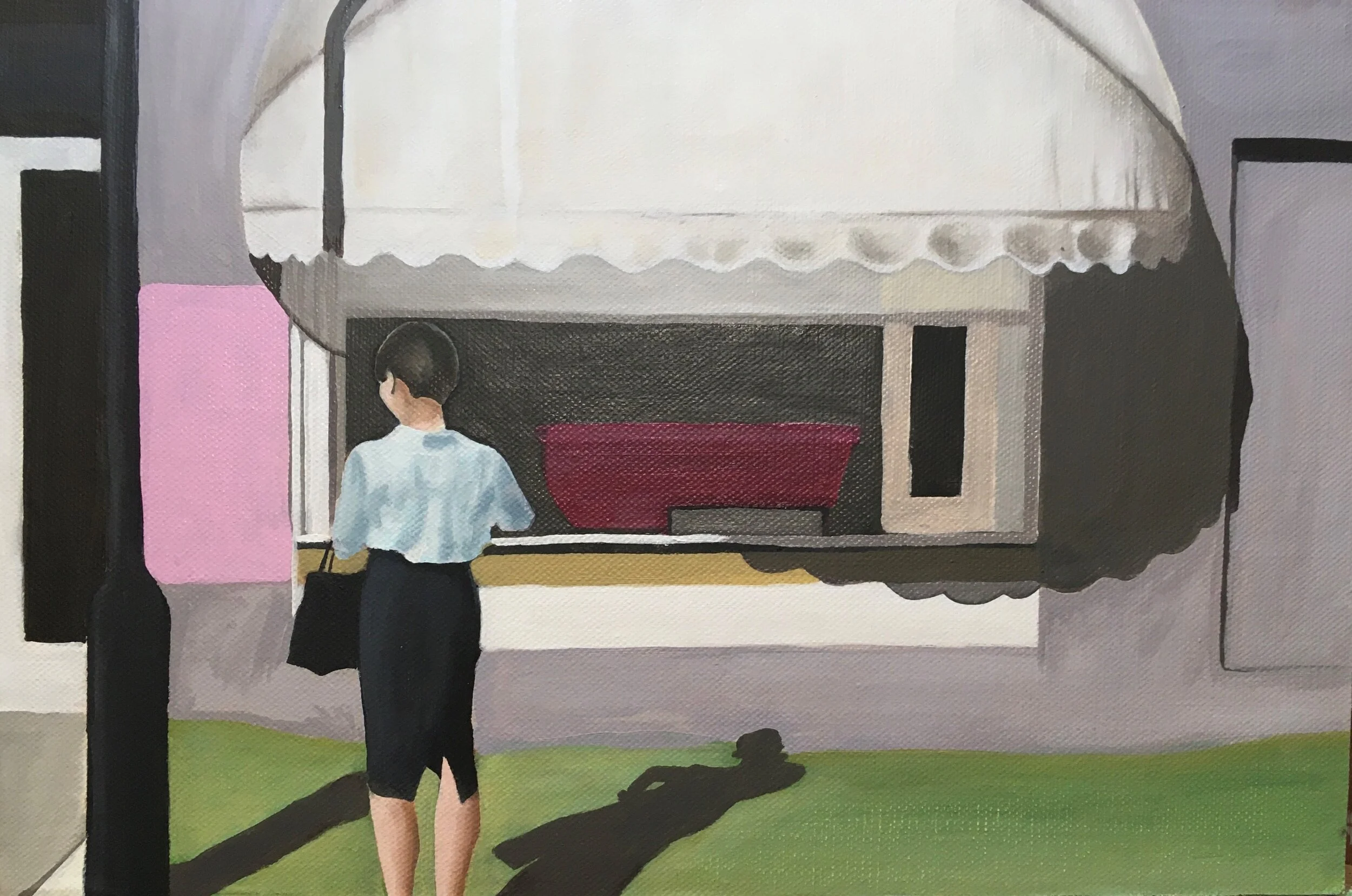 Surry Hills, 2021. 
Oil on linen

30 x 40 cm