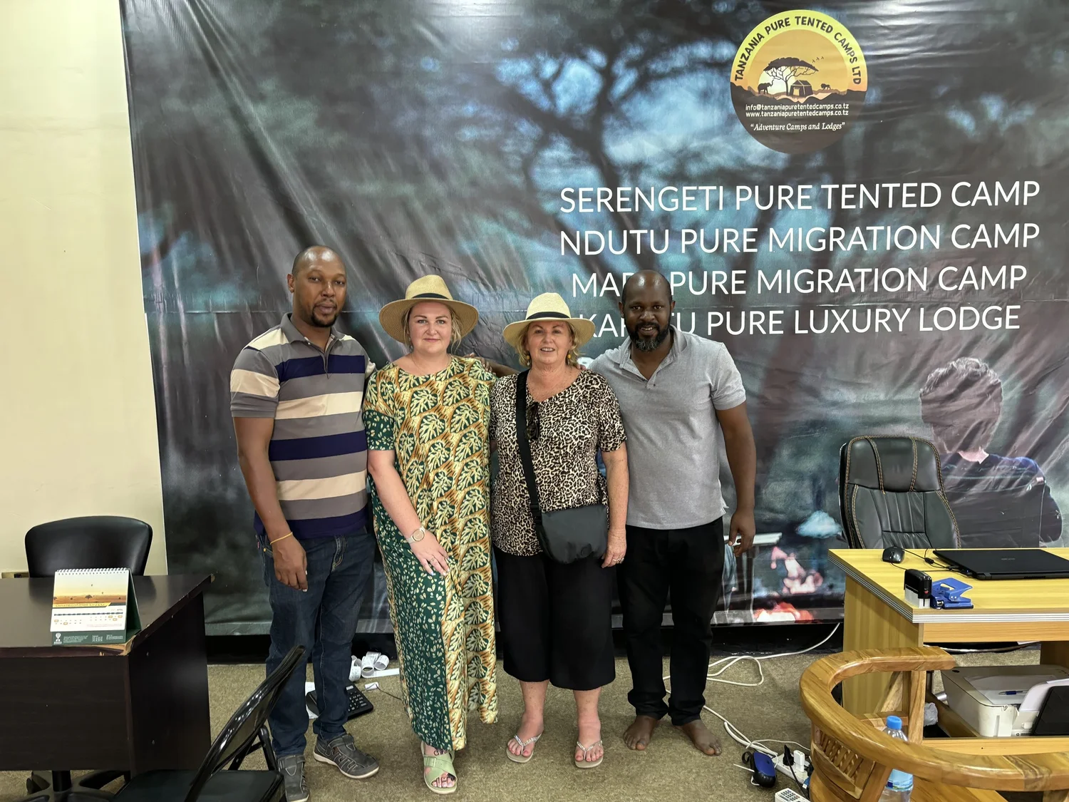 Ngorongoro with our local guides